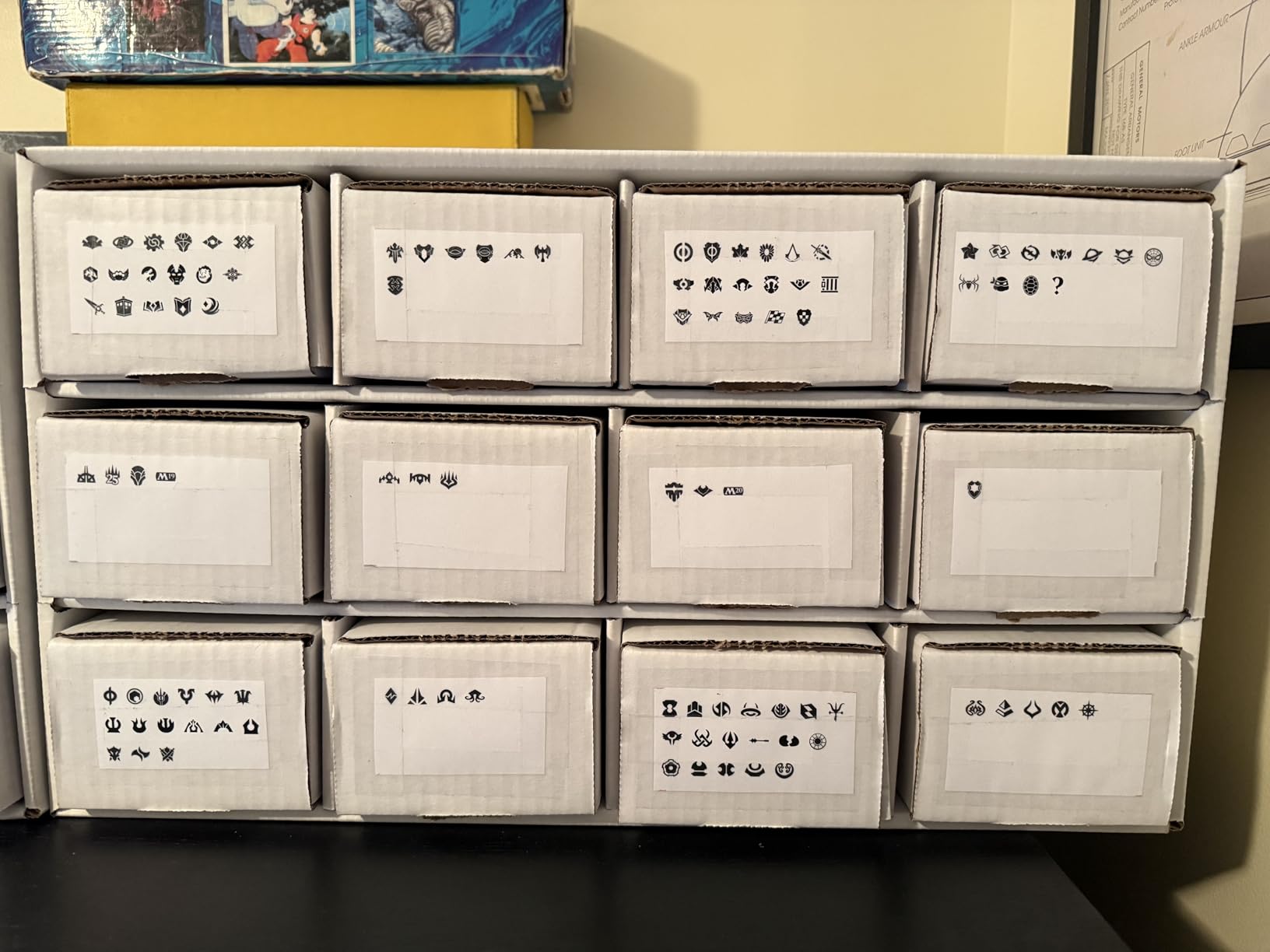BCW Card House Storage Unit with 12 x 800ct Boxes, Holds Up to 9600 Cards, Organizer for Sports Cards, Pokemon, Magic: The Gathering & More customer photo 1