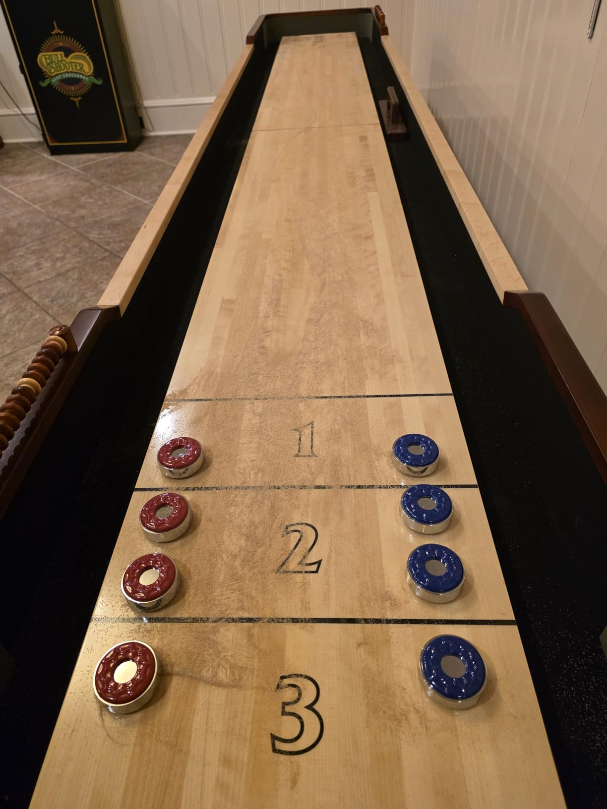 Hathaway Merlot 12-Ft Shuffleboard Game Table - Walnut Finish customer photo 1