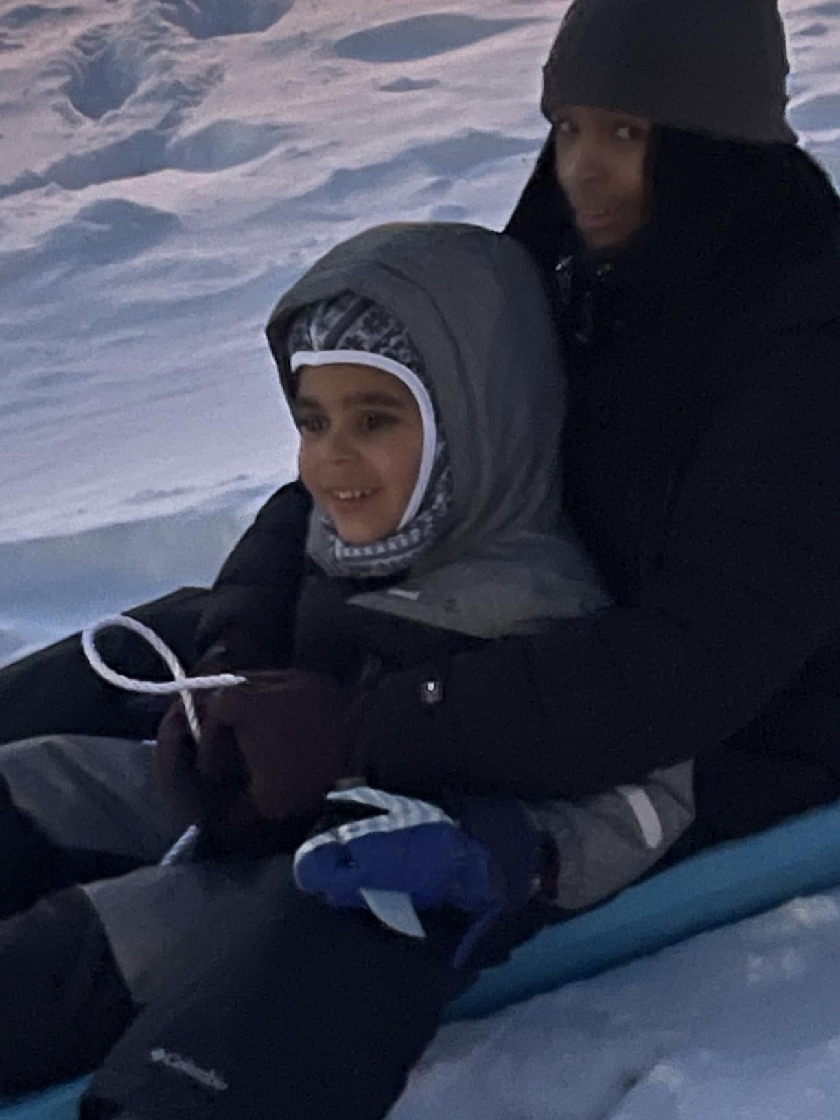 Best Choice Products 48in Kids Plastic Toboggan Snow Sled w/Pull Rope customer photo 1