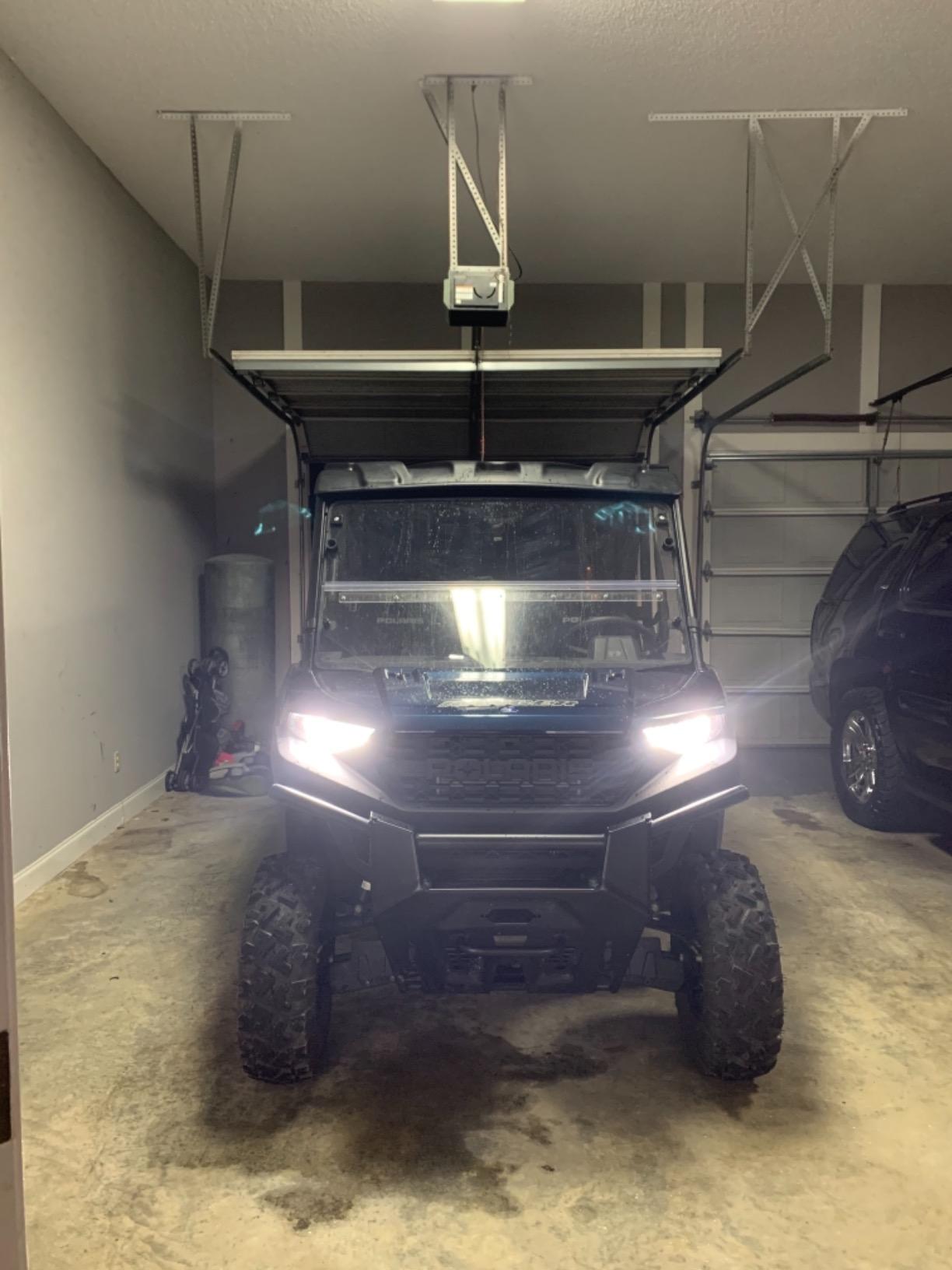 SuperATV Plastic Roof for Polaris Ranger and Atlas Models | Protection from Sun, Rain, and Debris | Rugged 6mm Plastic Construction | Works with Most Windshields customer photo 1