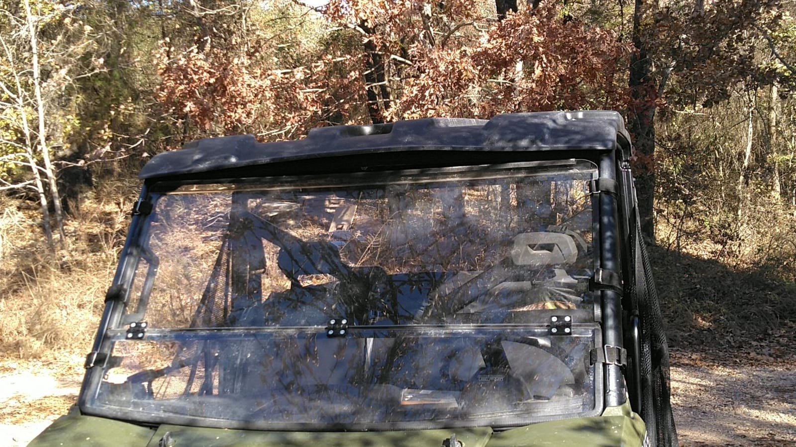 SuperATV Plastic Roof for Polaris Ranger and Atlas Models | Protection from Sun, Rain, and Debris | Rugged 6mm Plastic Construction | Works with Most Windshields customer photo 2