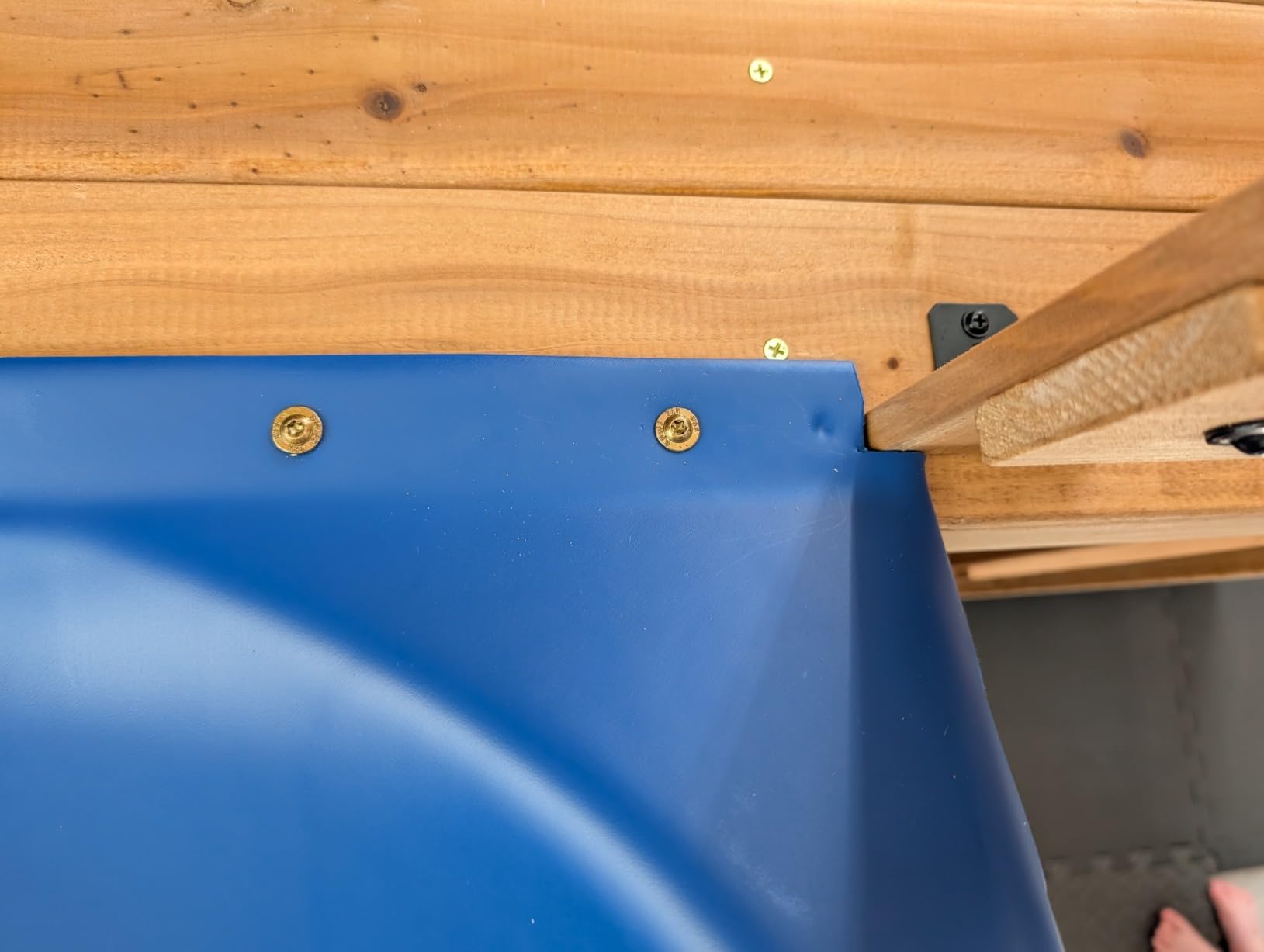 Swing'n'Slide NE 4701 Summit Slide 2Piece Plastic Scoop Slide for 4' Decks, Blue customer photo 1
