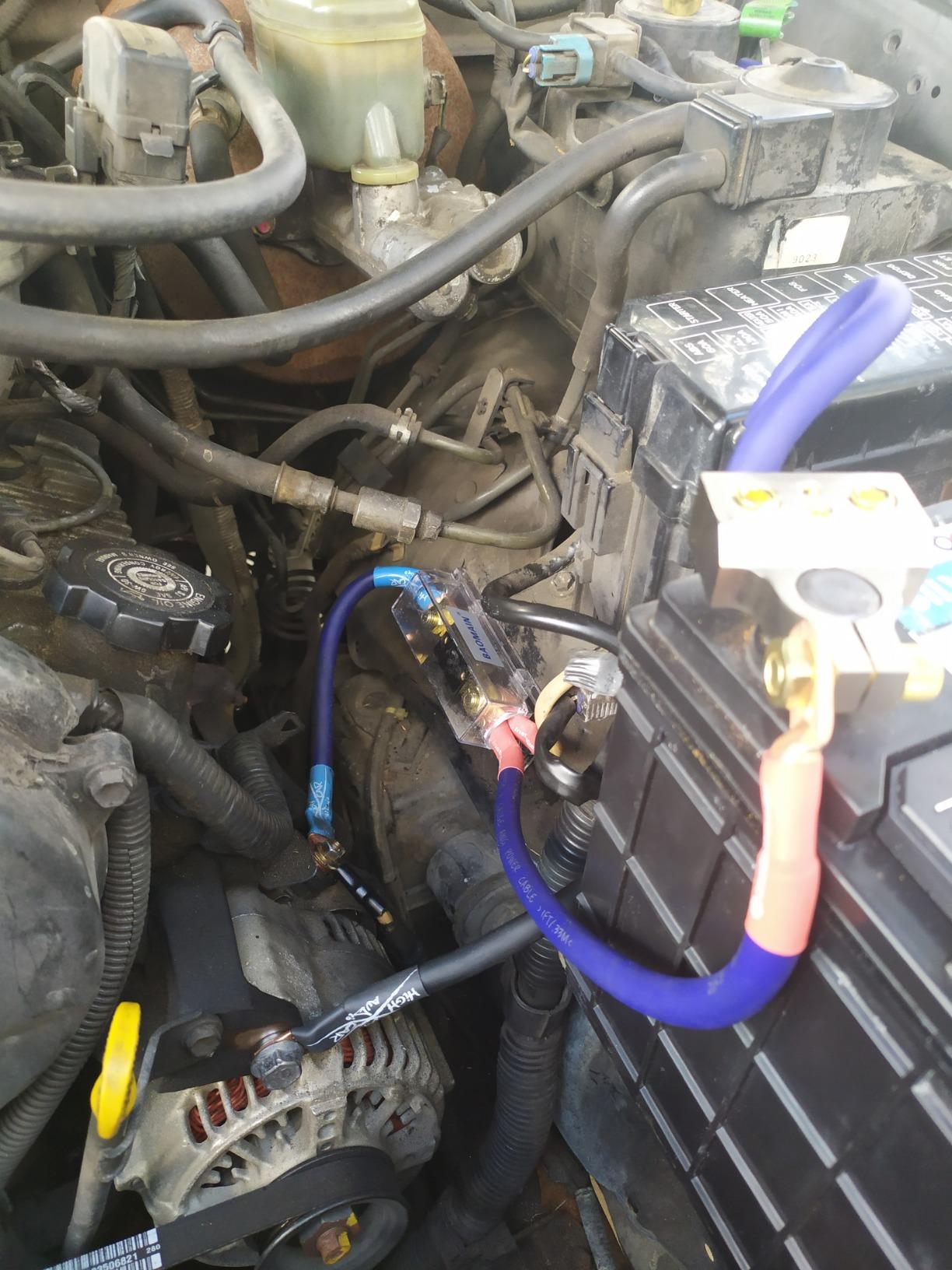 Sky High Car Audio 4 Gauge OFC Big 3 Upgrade Kit, Oxygen Free Copper Power Ground Wire Kit, Battery Cable & Alternator Wiring customer photo 2