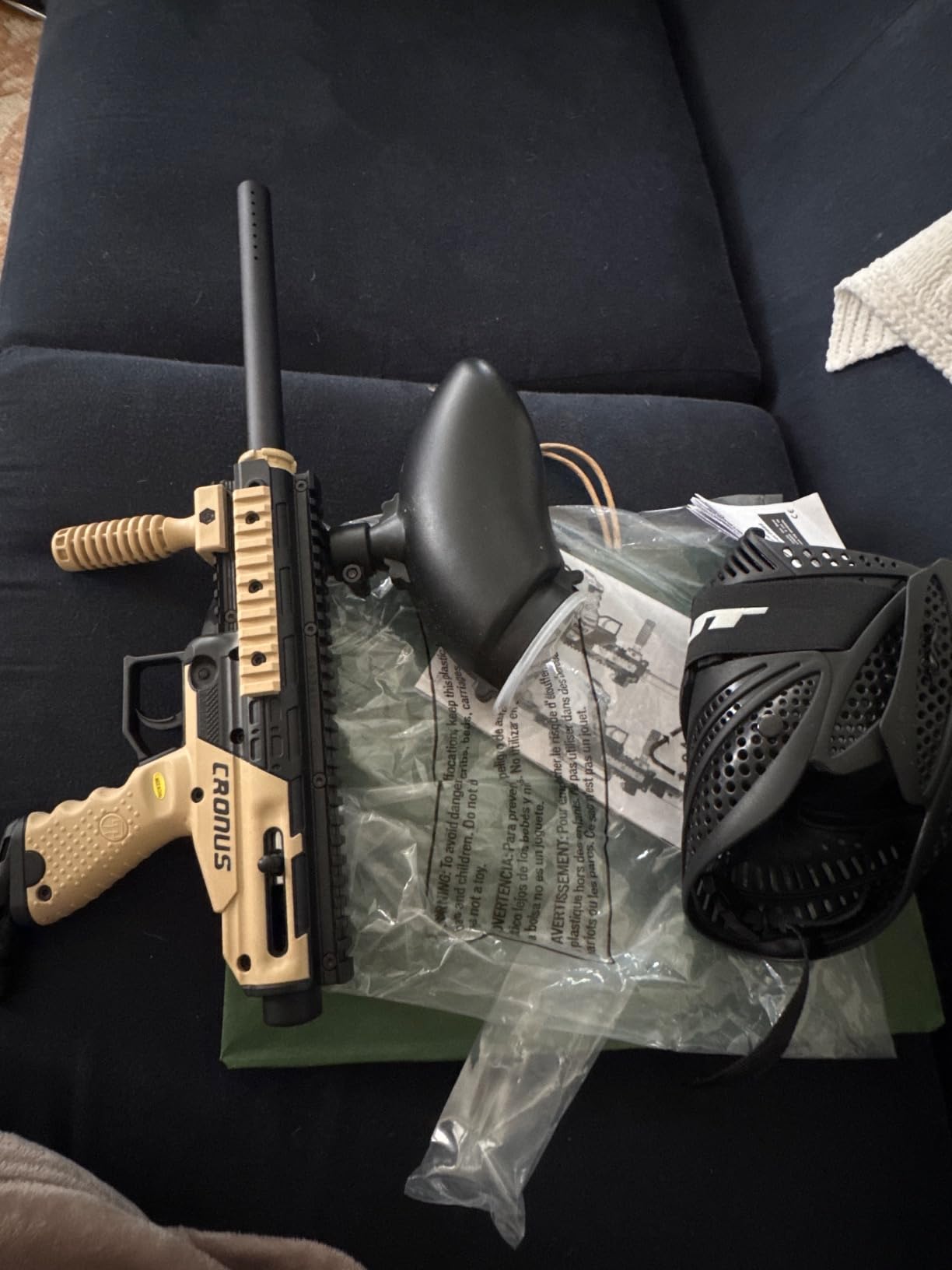 Tippmann Cronus PowerPack Basic Includes 90gram Tank, JT Raptor Goggle, 200rd Loader customer photo 2