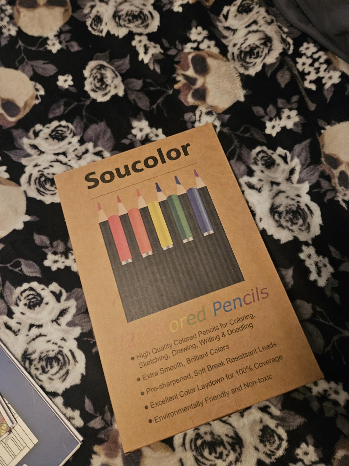 Soucolor 72-Color Colored Pencils for Adult Coloring Books, Soft Core, Back to School Supplies, Smooth Coloring Pencils for Kids Sketching, Drawing, Blending, Shading, Arts & Crafts Supplies Gift customer photo 1