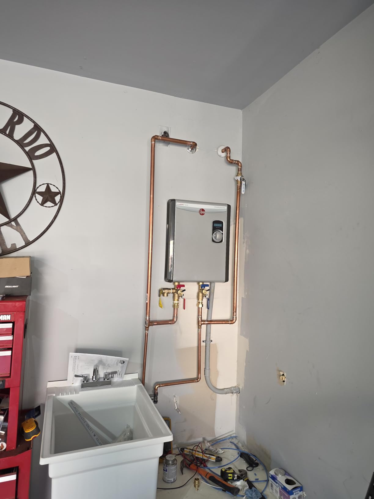 Rheem RTEX-08, 8kW Professional Classic 240V Tankless Electric Water Heater customer photo 2