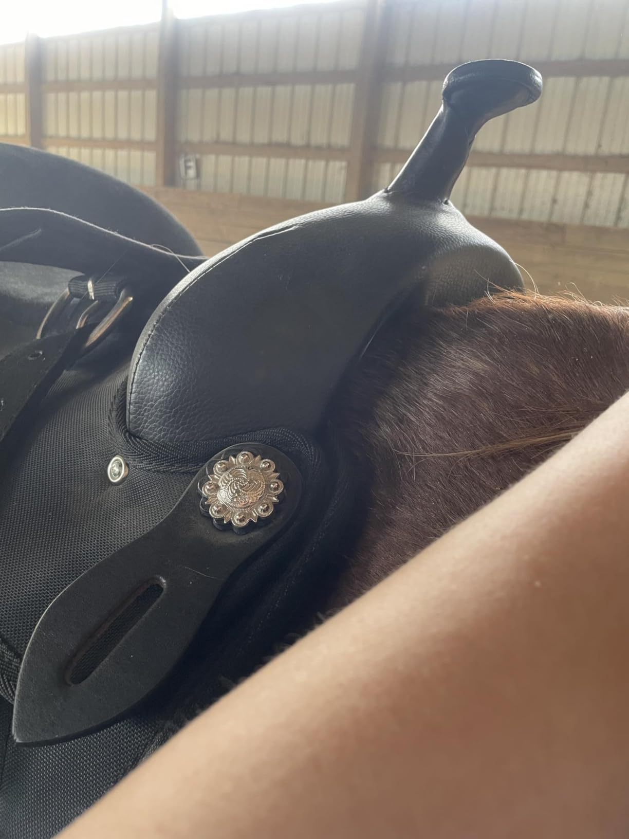 HILASON Flex Tree Western Horse Saddle Cordura Synthetic Trail & Pleasure customer photo 1
