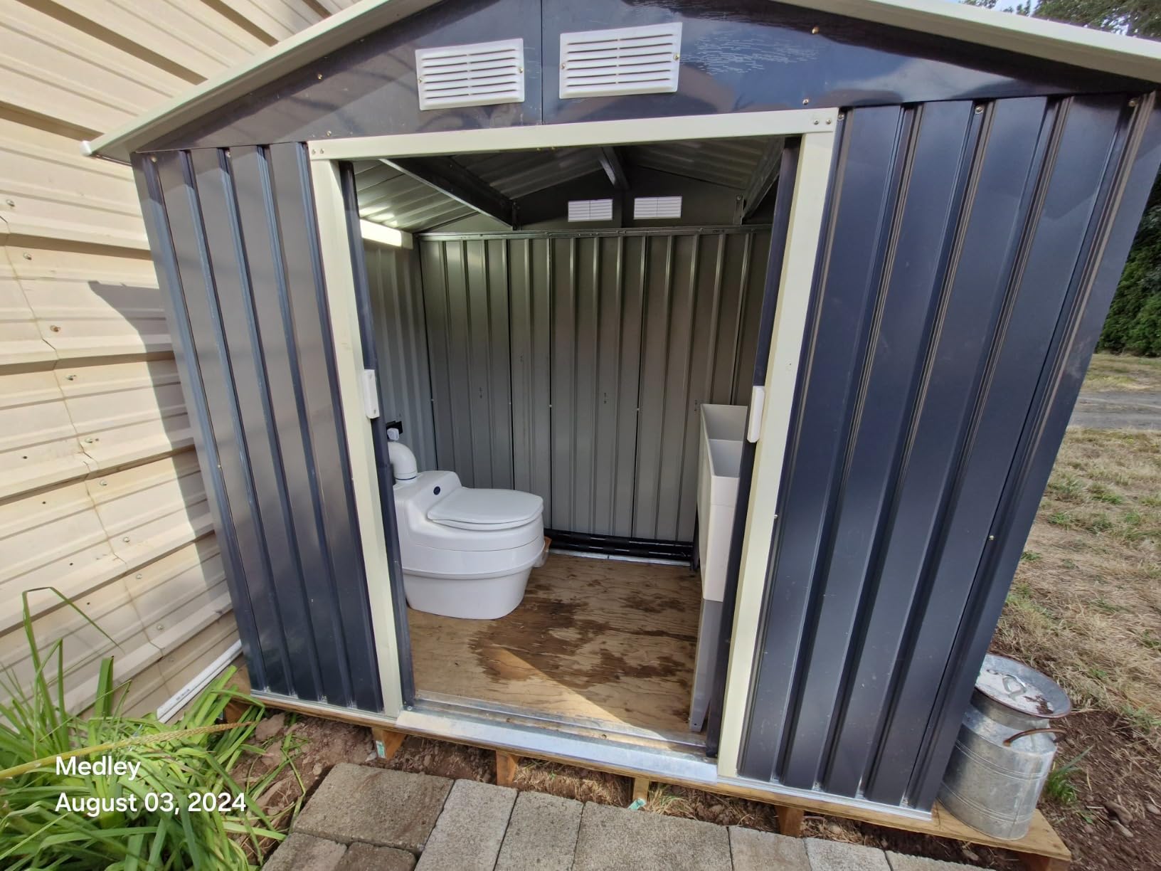Separett Villa Urine-Separating Compost Toilet | No Additives or Mixing Needed, High-Capacity Design, For Homestead, For Schoolie, For Cottage Use customer photo 1