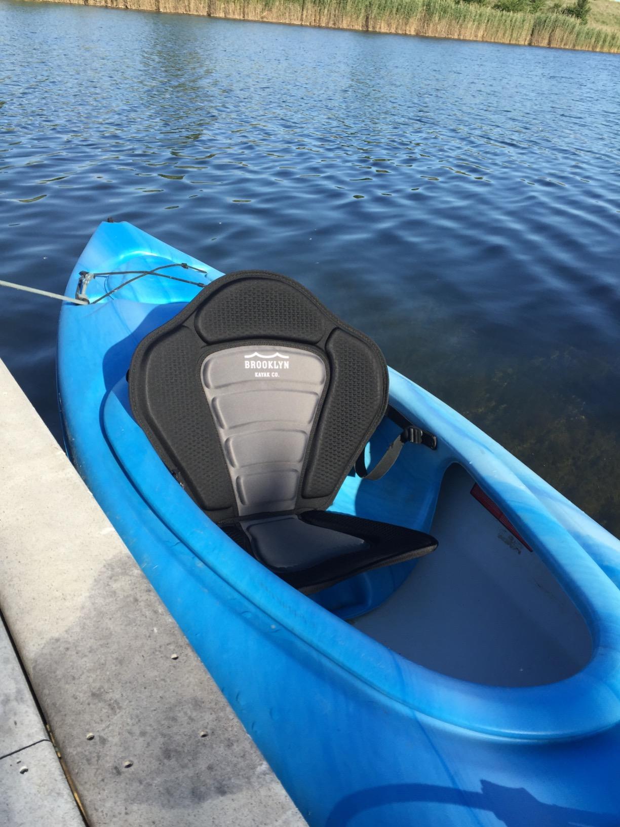 BKC UH-PS223 Universal Sit-On-Top Premium Memory Foam Padded Kayak Seat and Backrest with Adjustable Straps for Kayaking and Fishing by Brooklyn Kayak Company customer photo 2