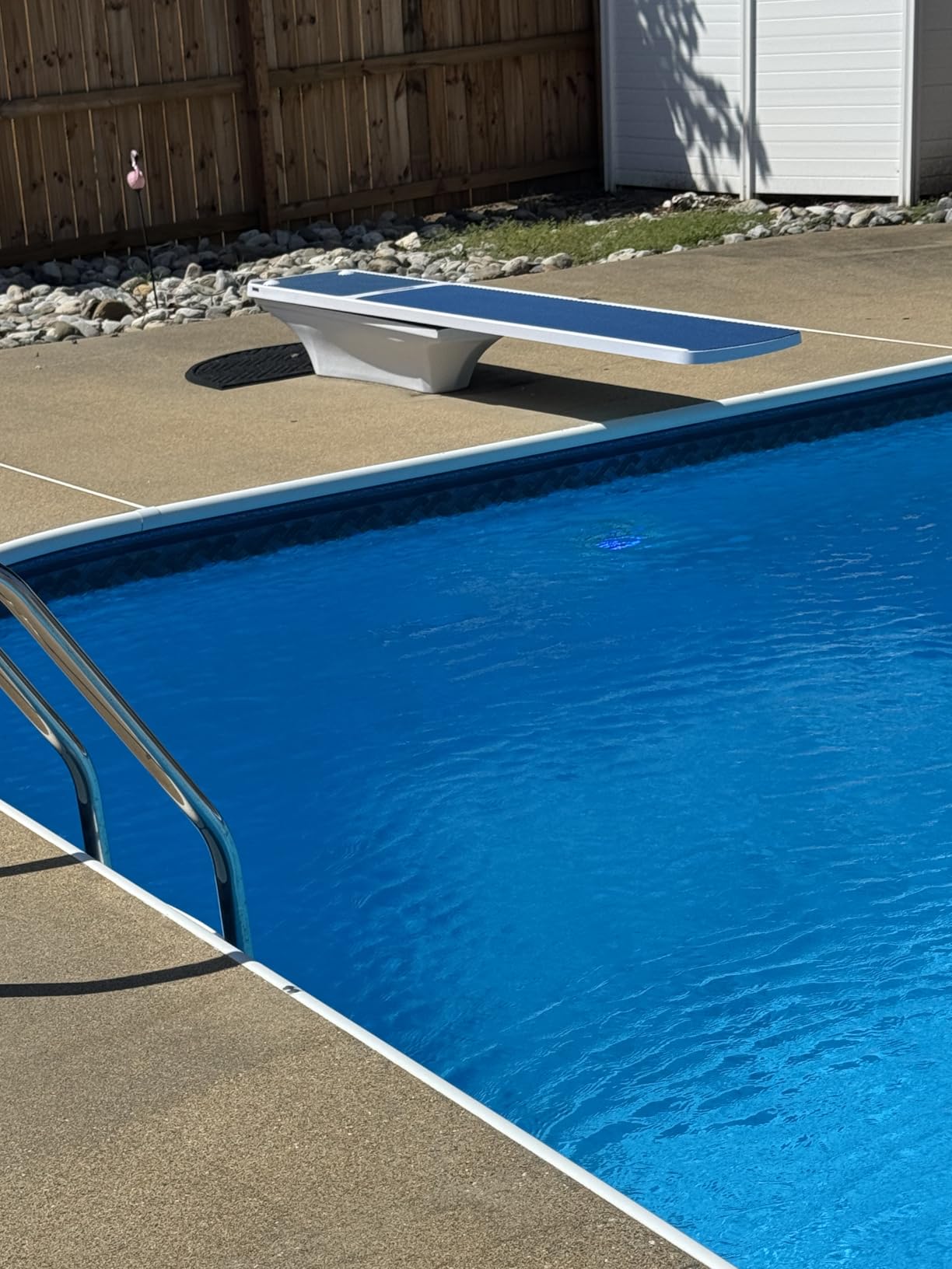 S.R. Smith 66-209-576S2B Diving Board, 6-Foot, Radiant White with Blue TrueTread customer photo 1