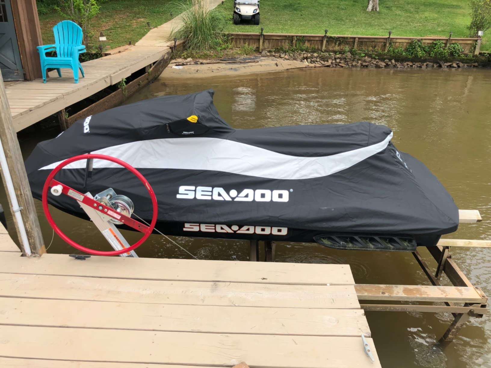 Sea-Doo New OEM, Branded Cover GTS GTI Weather Resistant Heavy Duty, 295100722 customer photo 2