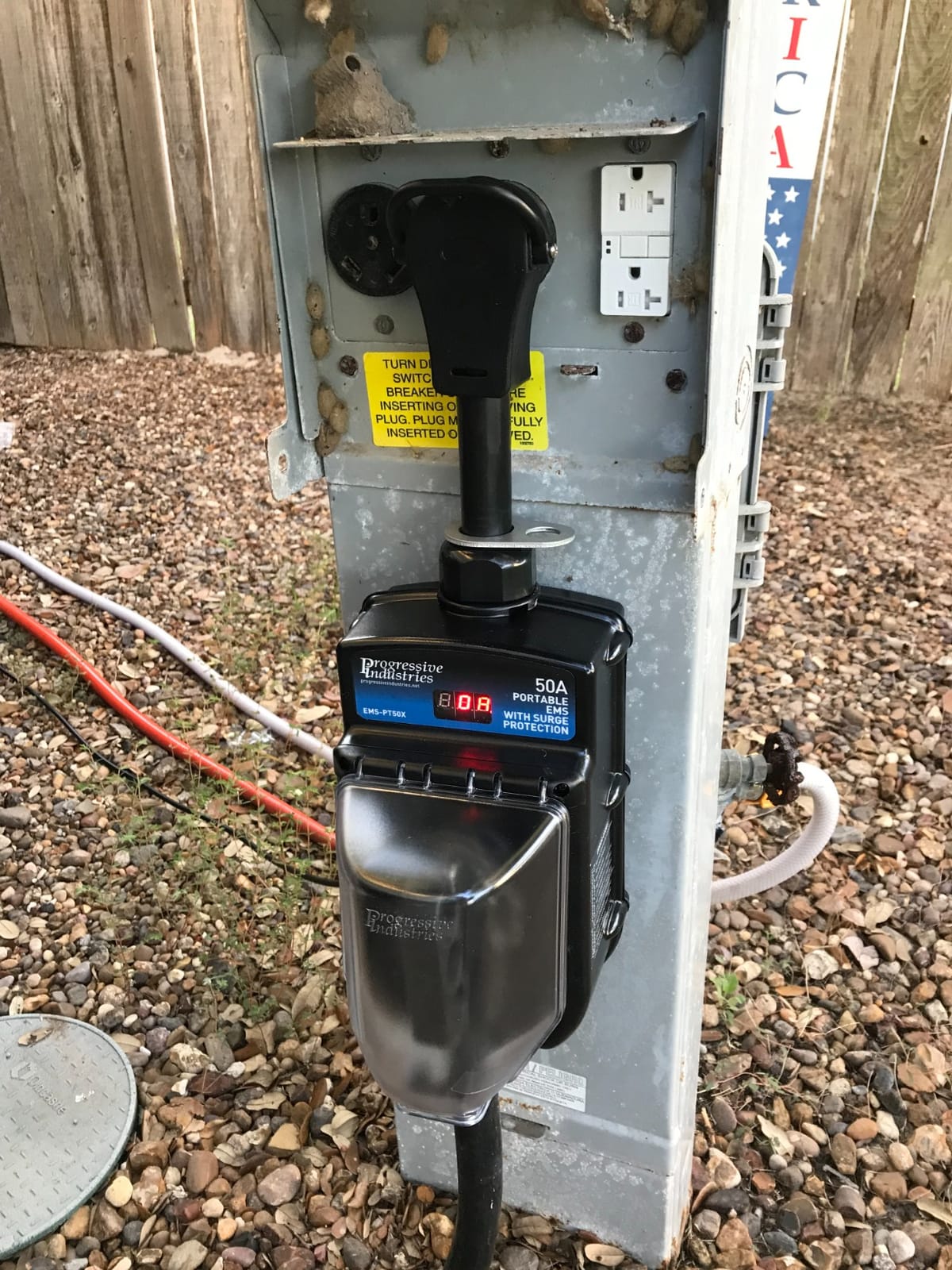 Progressive Industries EMS-PT50X Portable RV Surge Protector, Black, 50 Amp customer photo 2