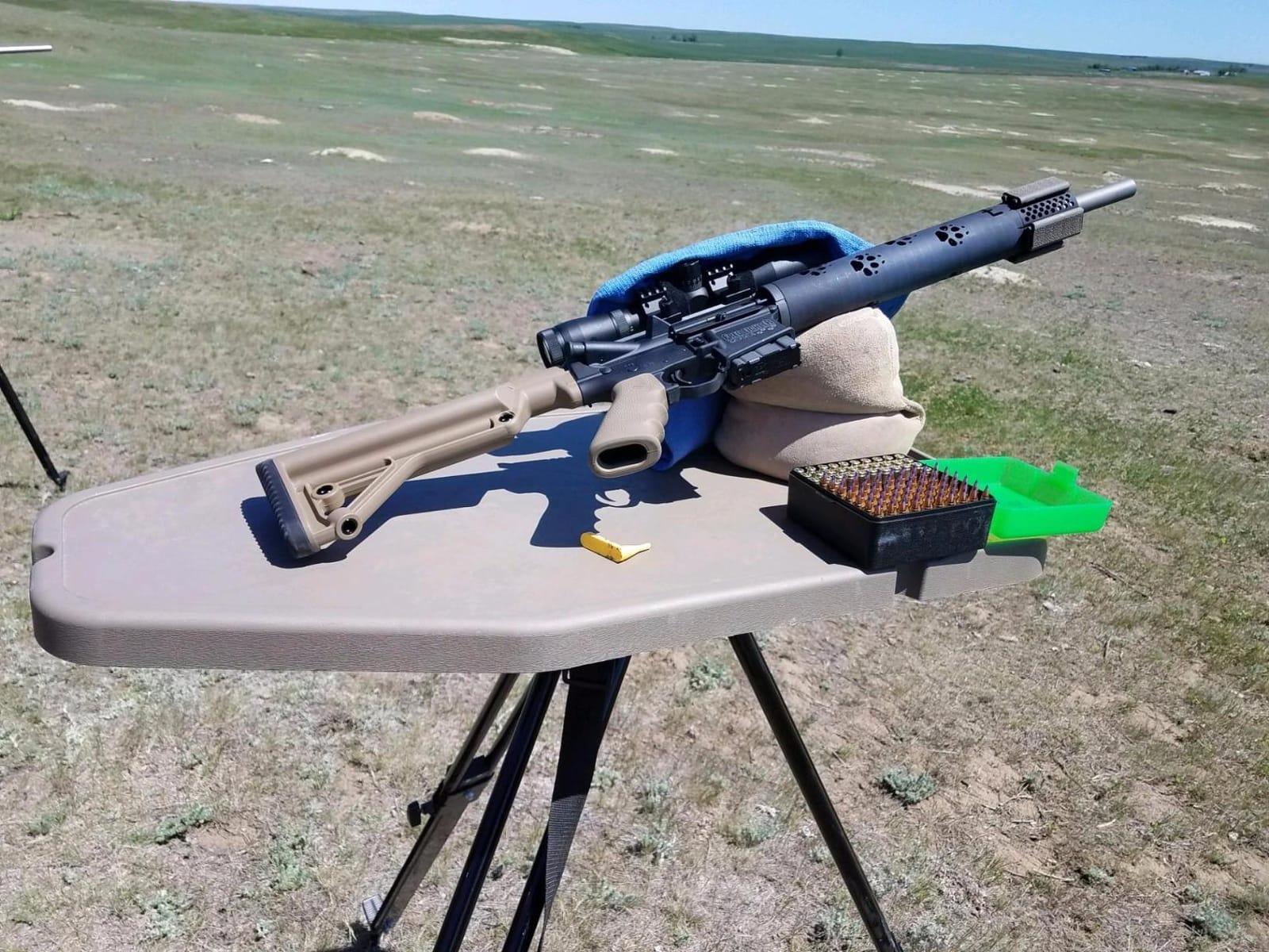 MTM HLST High-Low Shooting Table, USA Made, Dark Earth customer photo 1
