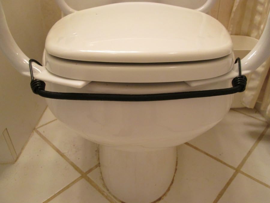 Vive Toilet Safety Rail - Adjustable Grab Bar - Compact Support Frame with Padded Hand Armrest for Bathroom Toilet Seat customer photo 1