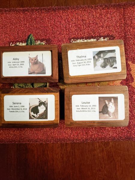 SIC Pet Urns for Dogs Ashes - Small Wooden Cremation Urn Box for Dog Cat & Puppy, Tree of Life Rosewood Funeral Memorial Keepsake, Holds a Pet up to 40 lb / 40 Cubic Inches customer photo 1
