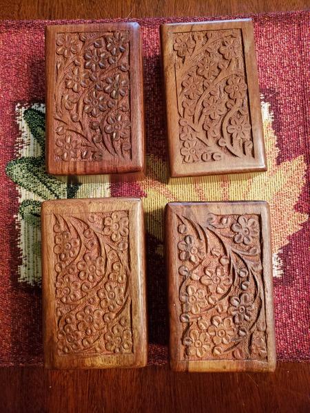 SIC Pet Urns for Dogs Ashes - Small Wooden Cremation Urn Box for Dog Cat & Puppy, Tree of Life Rosewood Funeral Memorial Keepsake, Holds a Pet up to 40 lb / 40 Cubic Inches customer photo 2