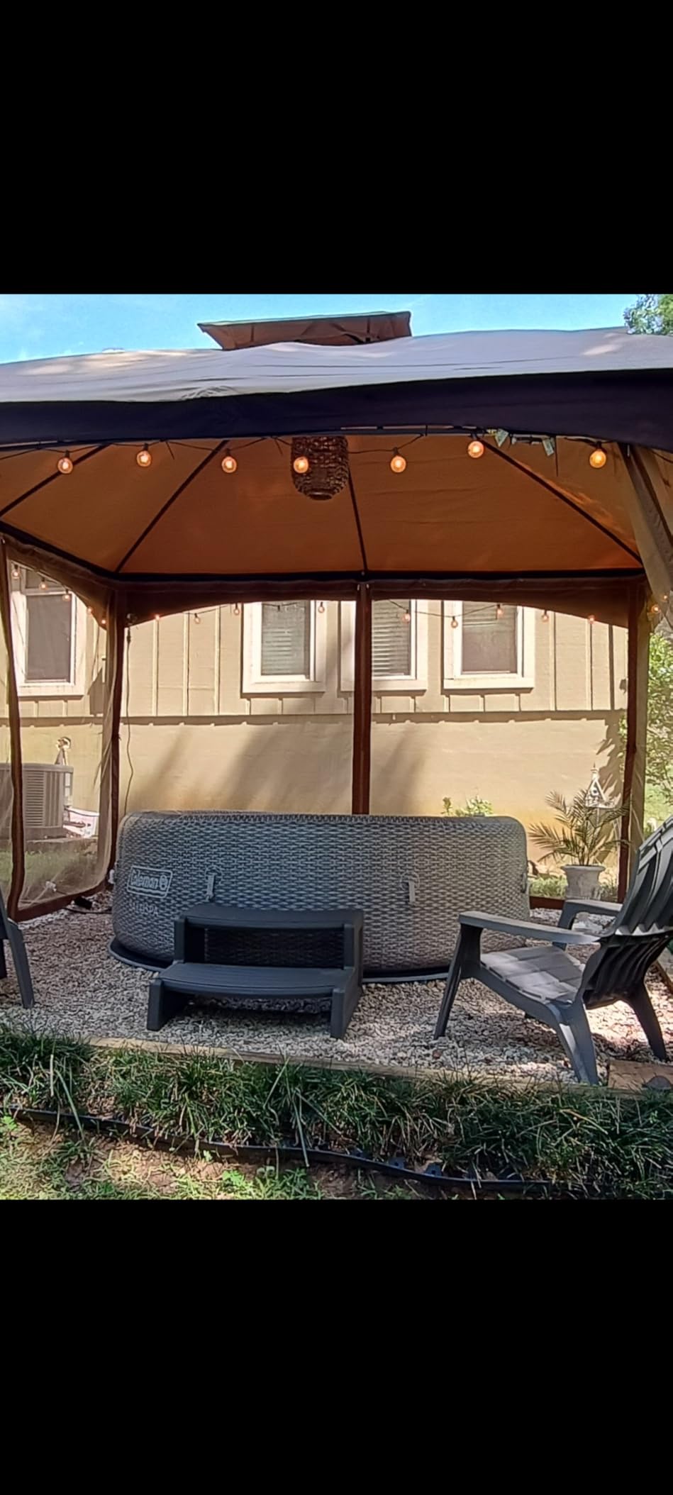 Confer Plastics Resin Multi Purpose Outdoor Non Slip Portable Spa and Hot Tub Handi-Step Deck Patio Steps Accessories, Deep Grey customer photo 1