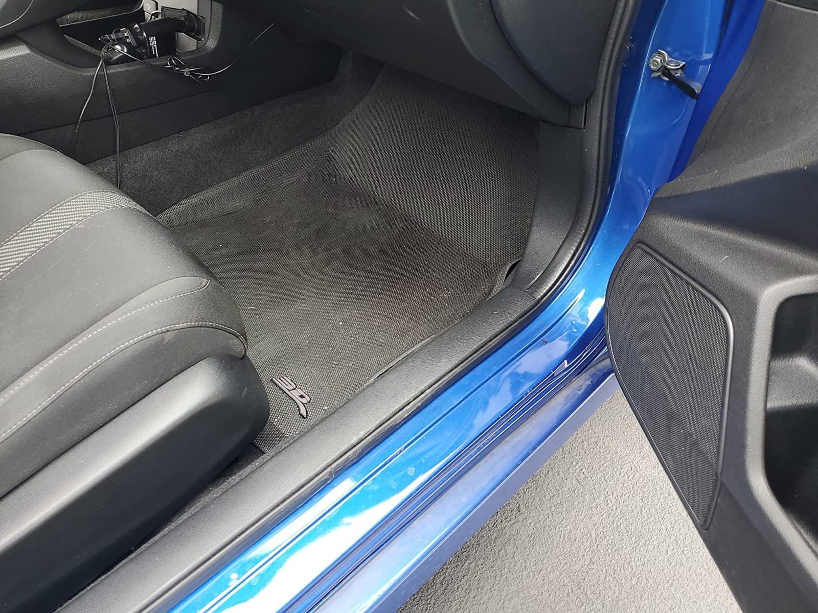 3D MAXpider Custom Fit Kagu Floor Mat (Black) Compatible with Honda Civic 2016-2021 - Full Set customer photo 1