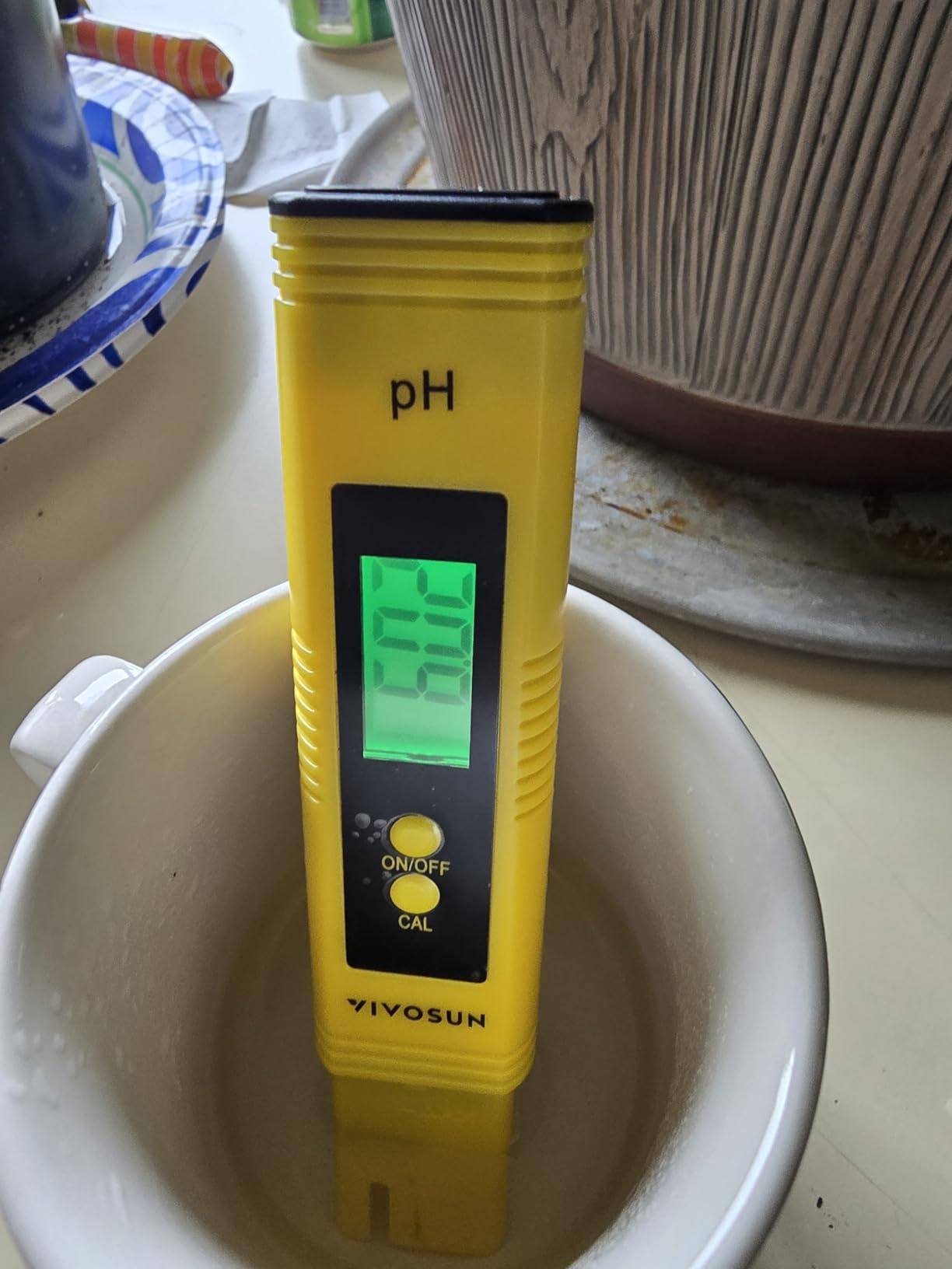 VIVOSUN Digital pH Meter TDS EC Meter for Water 0.01 Accuracy Hydroponics | ±0.01 pH Accuracy, ATC, Auto Calibration, LCD Display, Hold Function, for Hydroponics Aquarium Pool Drinking, UL Certified customer photo 1
