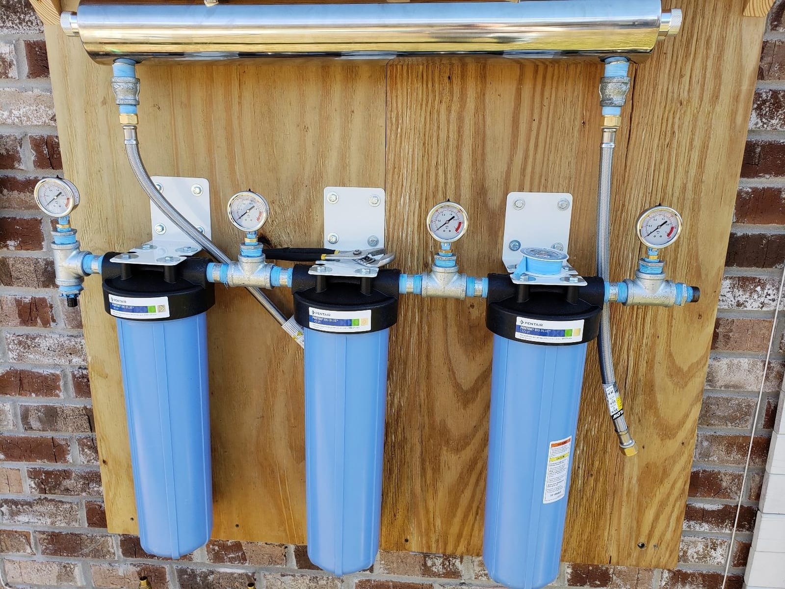 Whole House UV Water Filter System 24 GPM - 110W Stainless Steel UV Light - 1