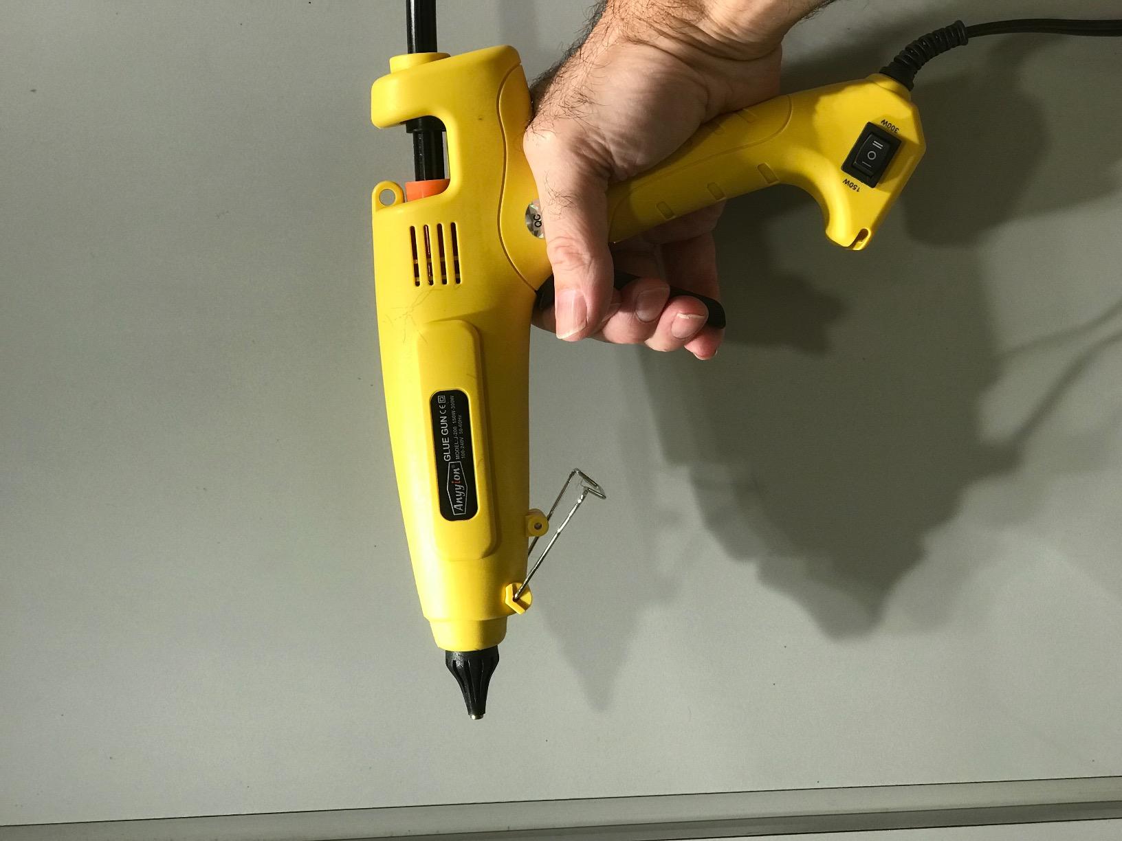 Anyyion 300W Industrial Glue Gun - High Output Professional Adjustable Switch - Professional Grade Hot Glue Gun for Carpentry, Repairs & Remodeling customer photo 2