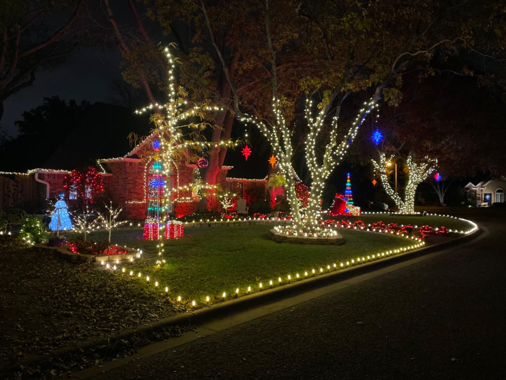 LEDMall Christmas Laser Projector Lights Outdoor, Motion Firefly Red, Green and Blue with Remote Control and Security Lock customer photo 2