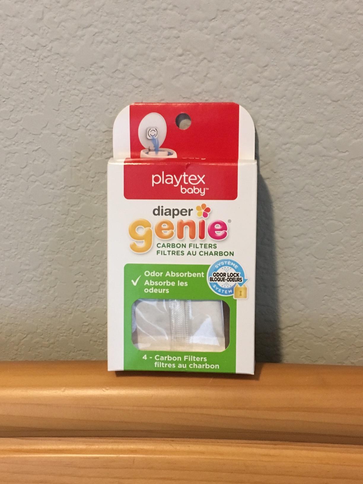 Diaper Genie Complete Diaper Pail (White) - Includes 1 Refill (Holds 270 Newborn Diapers) & 1 Carbon Filter customer photo 1