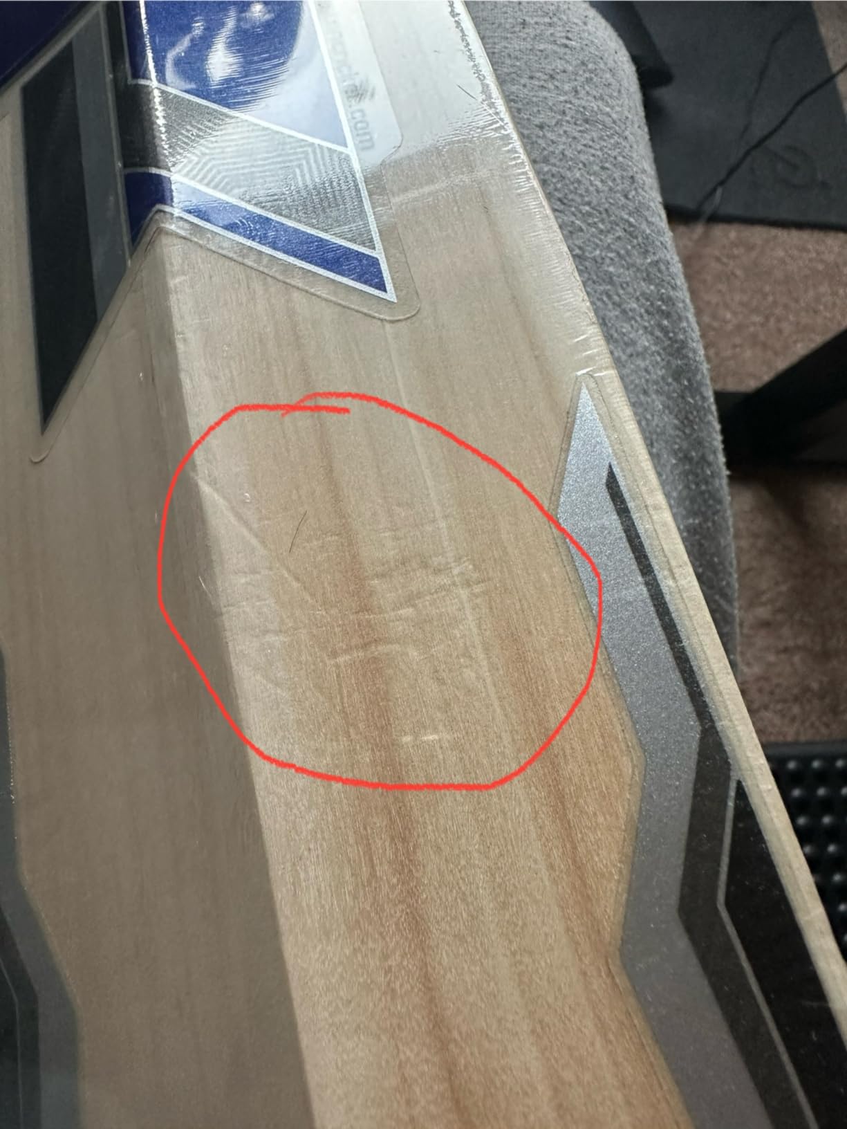 SS Kashmir Willow Leather Ball Cricket Bat, Exclusive Cricket Bat for Adult Full Size with Full Protection Cover (Impact) customer photo 1