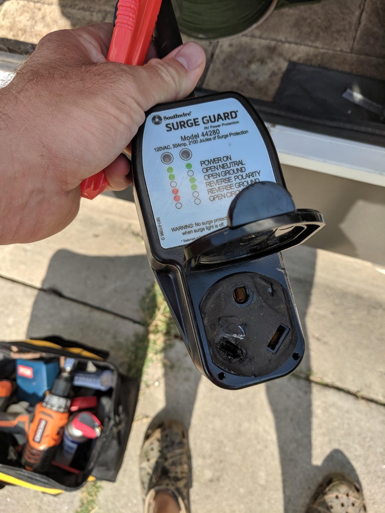 Southwire Surge Guard 30 Amp Portable RV Surge Protector with Enhanced Diagnostics, 2100 Joules, 44280 customer photo 1