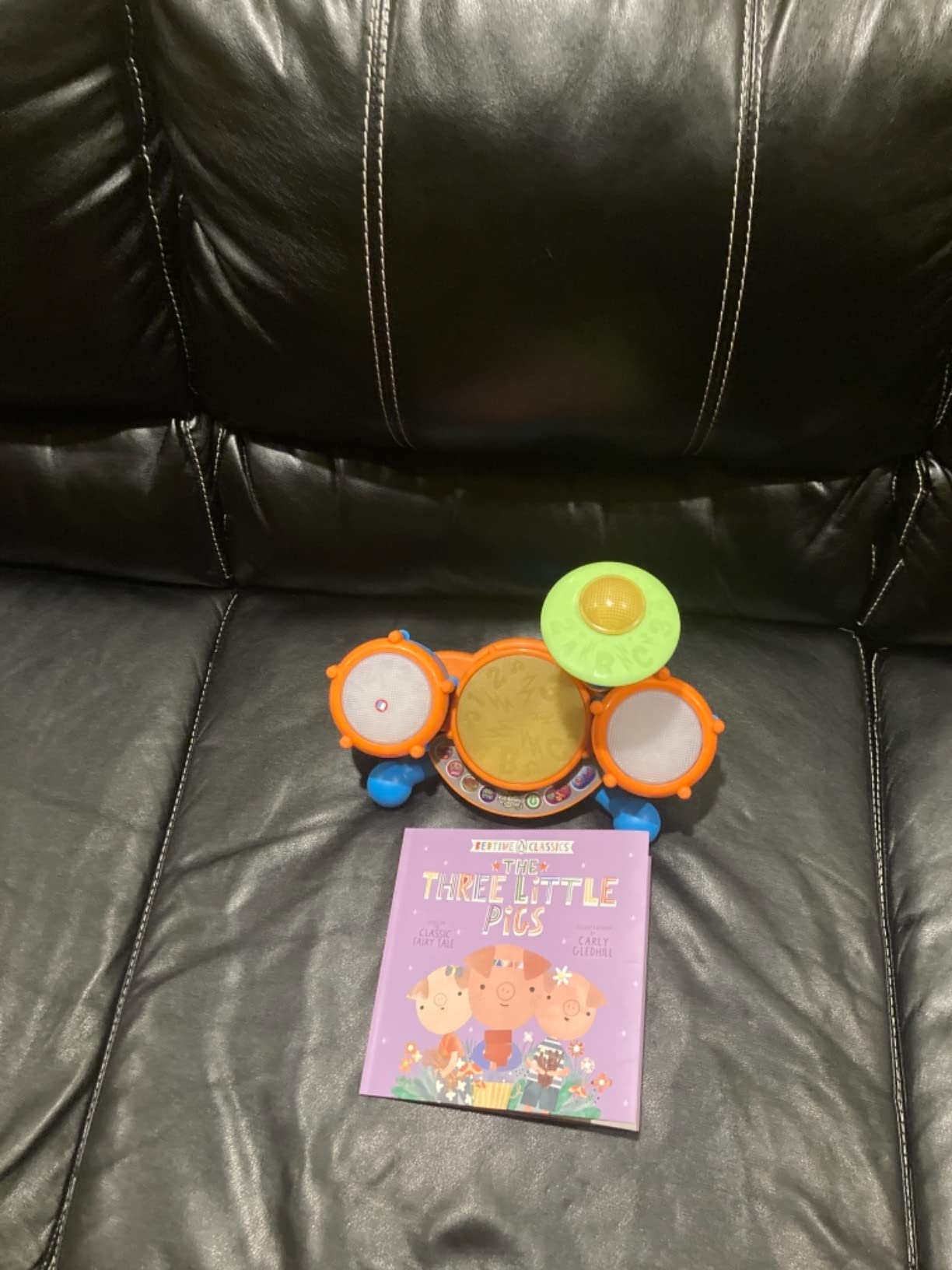 VTech KidiBeats Drum Set (Frustration Free Packaging), Orange customer photo 2