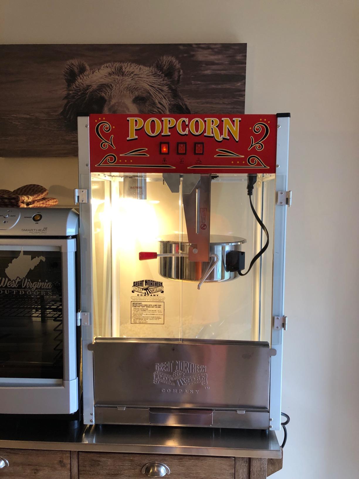 Great Northern Midway Marvel Commercial Quality Popcorn Popper Machine 16 Ounce | Large Popcorn Maker Machine with 16oz Kettle Popper with Old Maids Drawer, Warming Tray, Scoop - Pops 7 Gallon Batches customer photo 1