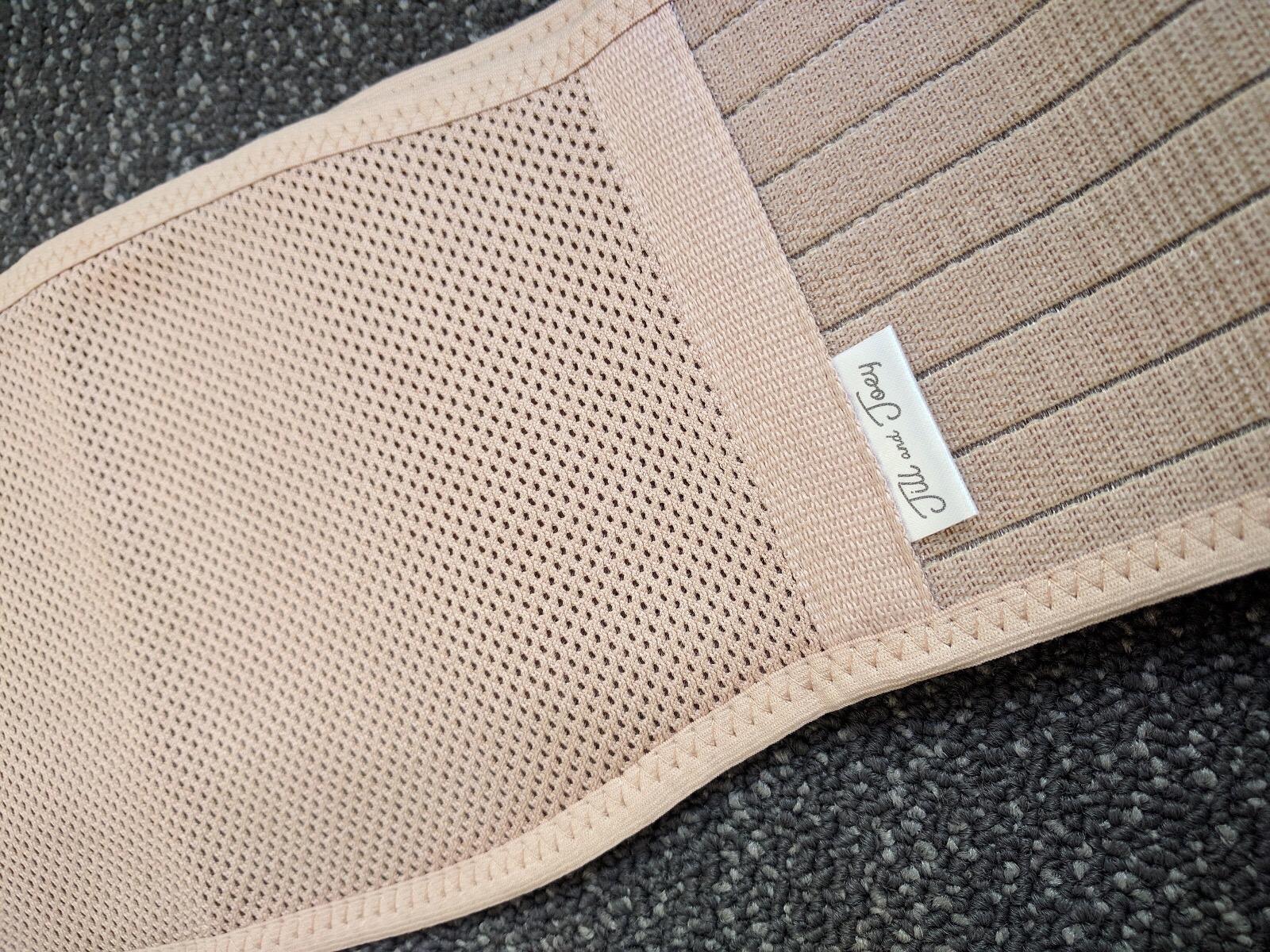 Jill & Joey Maternity Belt - Belly Band for Pregnant Women - Back Brace & Belly Support - Pregnancy Must-Have - Back Pain Relief (Beige, Medium) customer photo 1