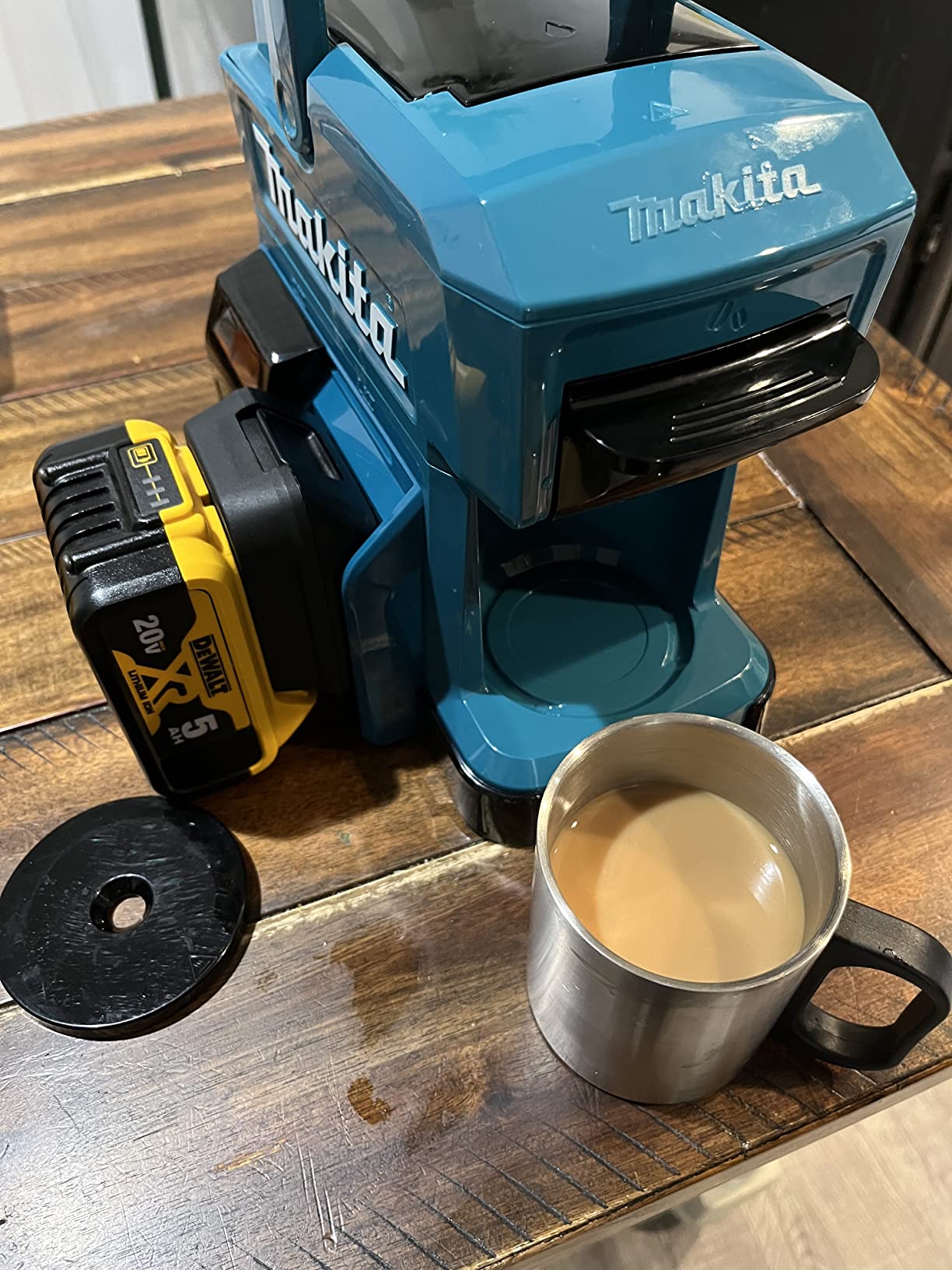 Makita DCM501Z 18V LXT / 12V max CXT Lithium-Ion Cordless Coffee Maker, Tool Only customer photo 1
