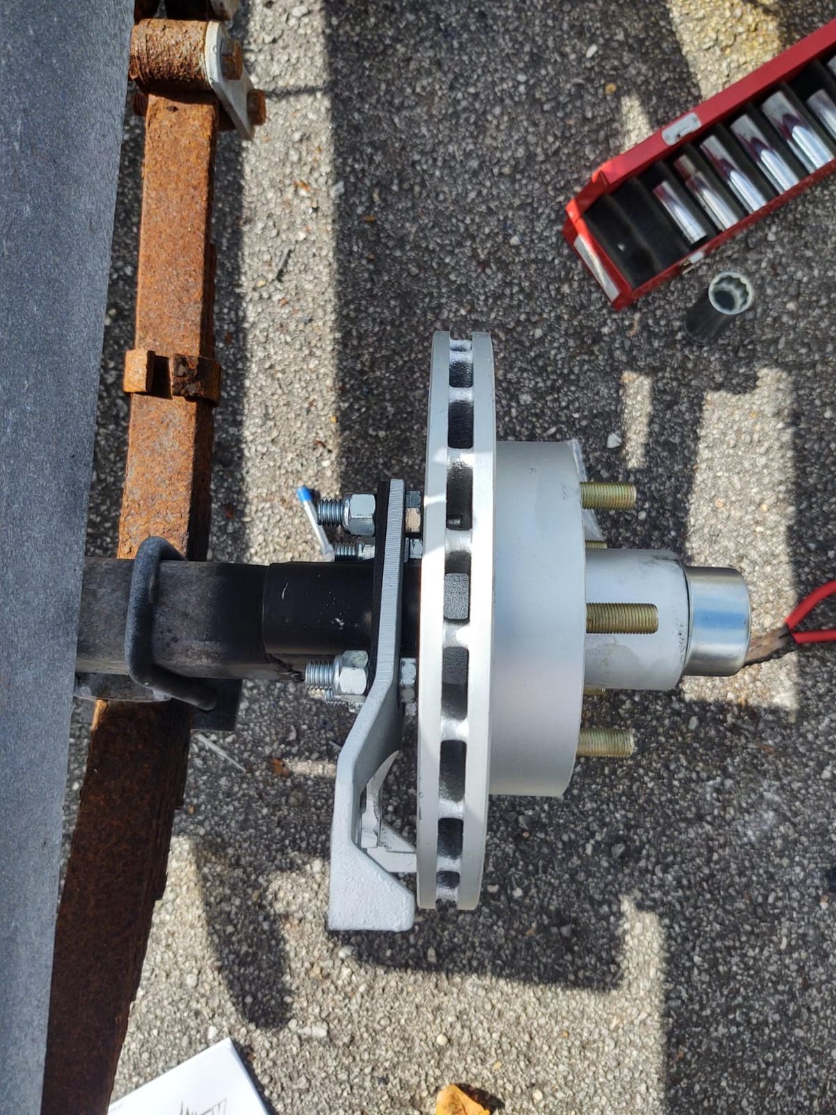 Kodiak 2-Pk 10 inch Trailer Disc Complete Brake Kit w/Bearings Seals for 2 Axles customer photo 1