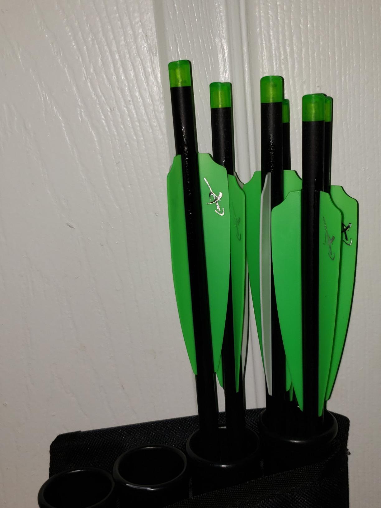 XTACER Multi-Function 4-Tubes Back Field Quiver Training Archery Arrow Quiver for Field Tips Arrows Takedown Bow customer photo 2