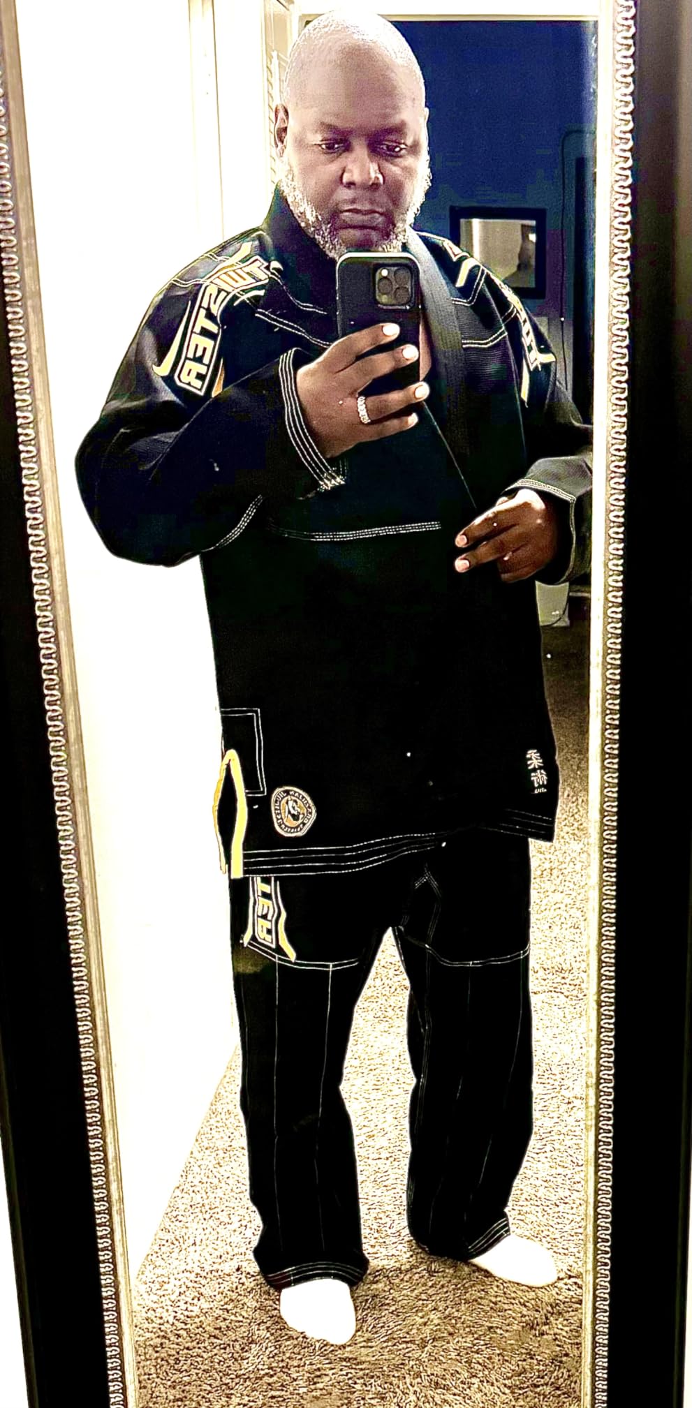 Black Mamba BJJ Gi - Preshrunk Cotton Pearl Weave Brazilian Jiu Jitsu Uniform, Unisex Adult, Free BJJ Belt customer photo 1