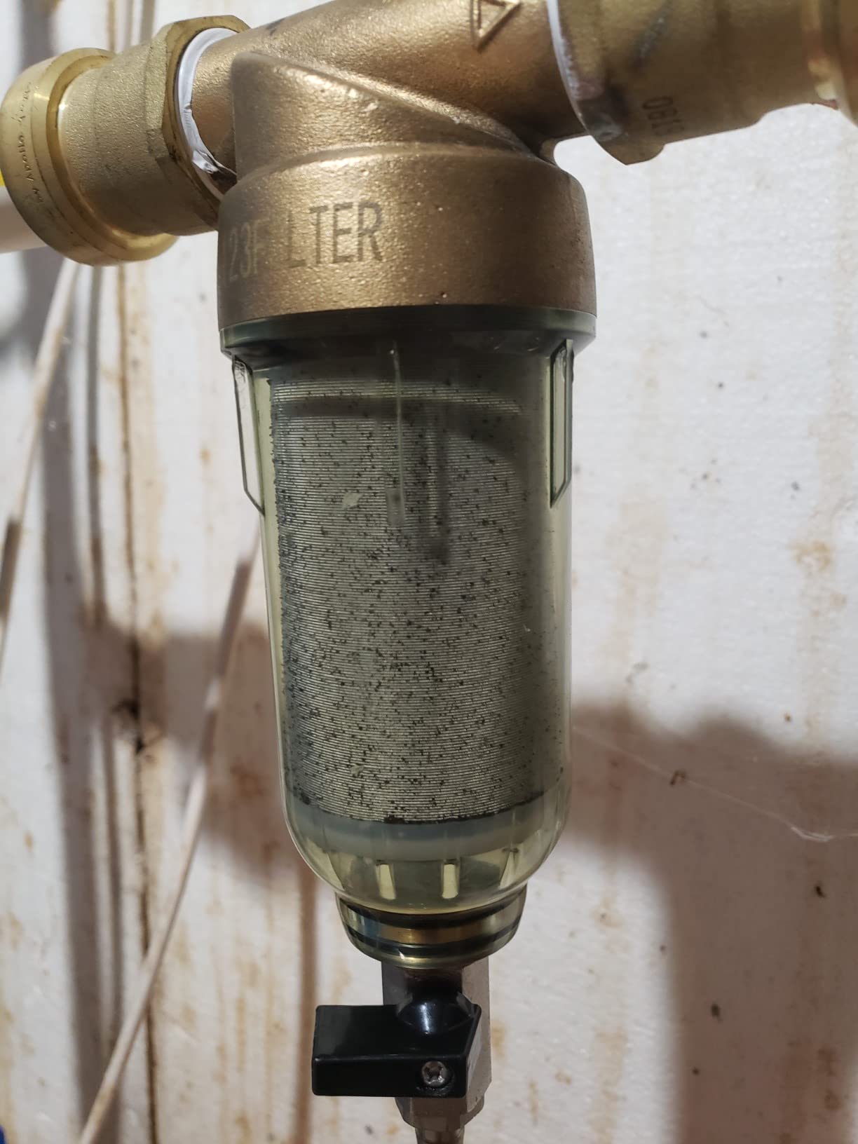 iSpring WSP-50 Spin Down Sediment Filter, Whole House Prefilter, 50 Micron | Flushable Sediment Buster Prefilter for Well Water, Reusable Stainless Steel Mesh, Dual O-Ring, Lead-Free Brass, Leak-Free customer photo 2