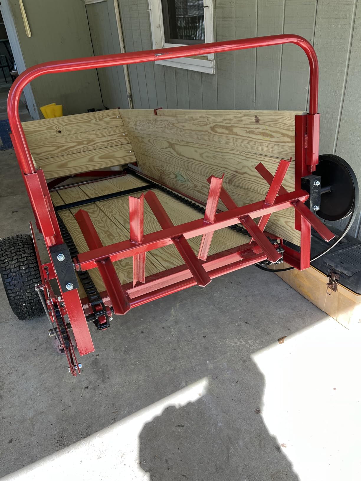 Model 600 25 Bushel Tow Behind Ground Driven Horse Manure Spreader Can Be Pulled Behind with ATV's, SXS Or Any Lawn Garden Tractors Including Zero Turn Mowers customer photo 2