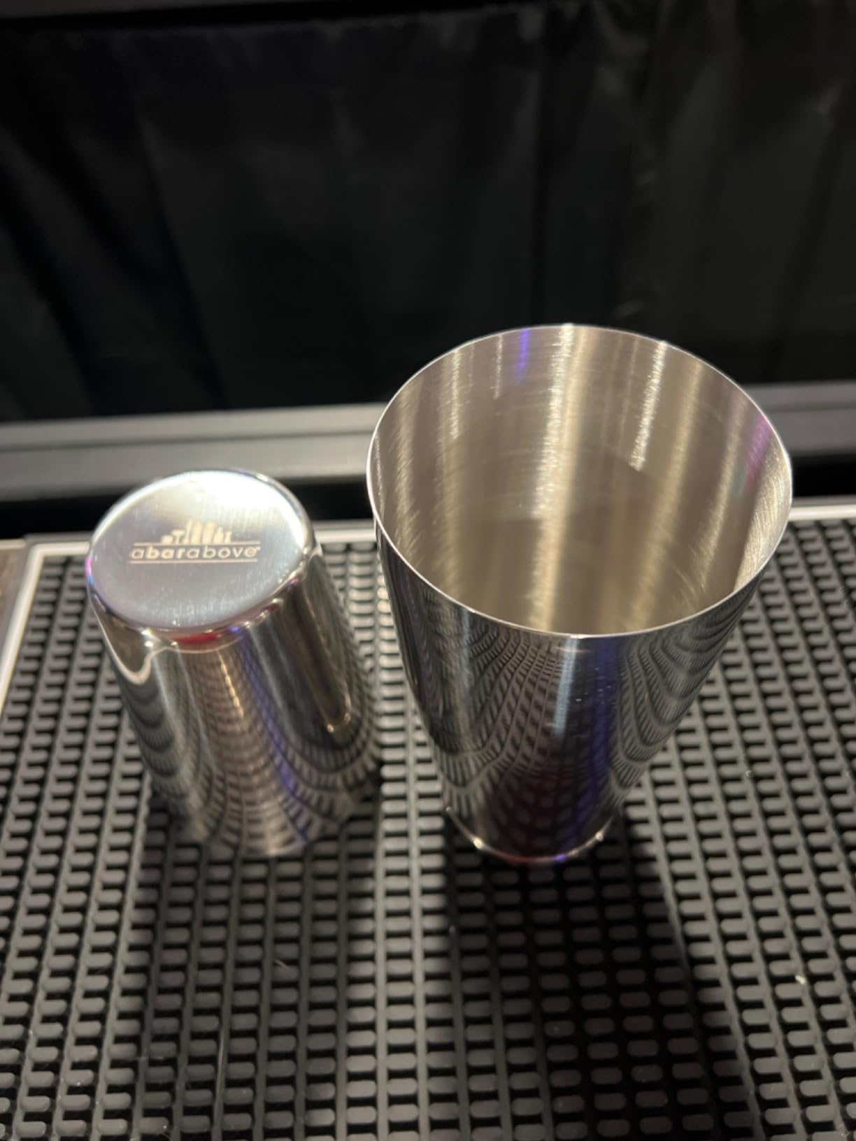 A Bar Above Boston Cocktail Shaker Set, Weighted and Unweighted, 18 Oz | Bartending Tools, 304 Stainless Steel Barware, For Mixing Drinks, Home and Commercial Bars, Handy, Mixology Kit for Beginners customer photo 1