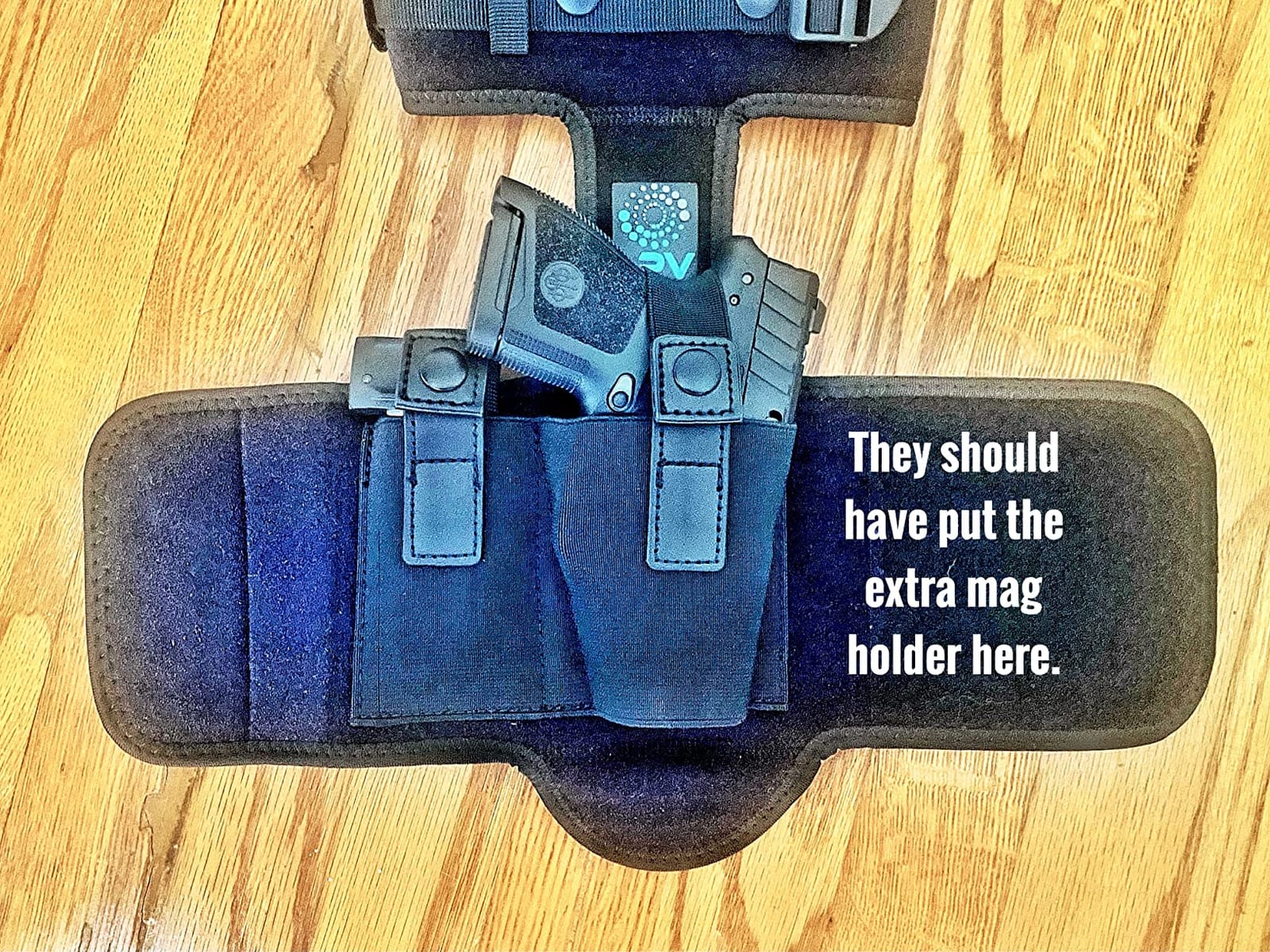 Premium Ankle Holster for Deep Concealment, 9mm 380 | Upgraded Version | Comfortable & Durable | Fits Glock 43 26 19, Ruger LCP, SIG P365, Springfield, Shield 9mm, Bodyguard 380 and Most other Pistols customer photo 1