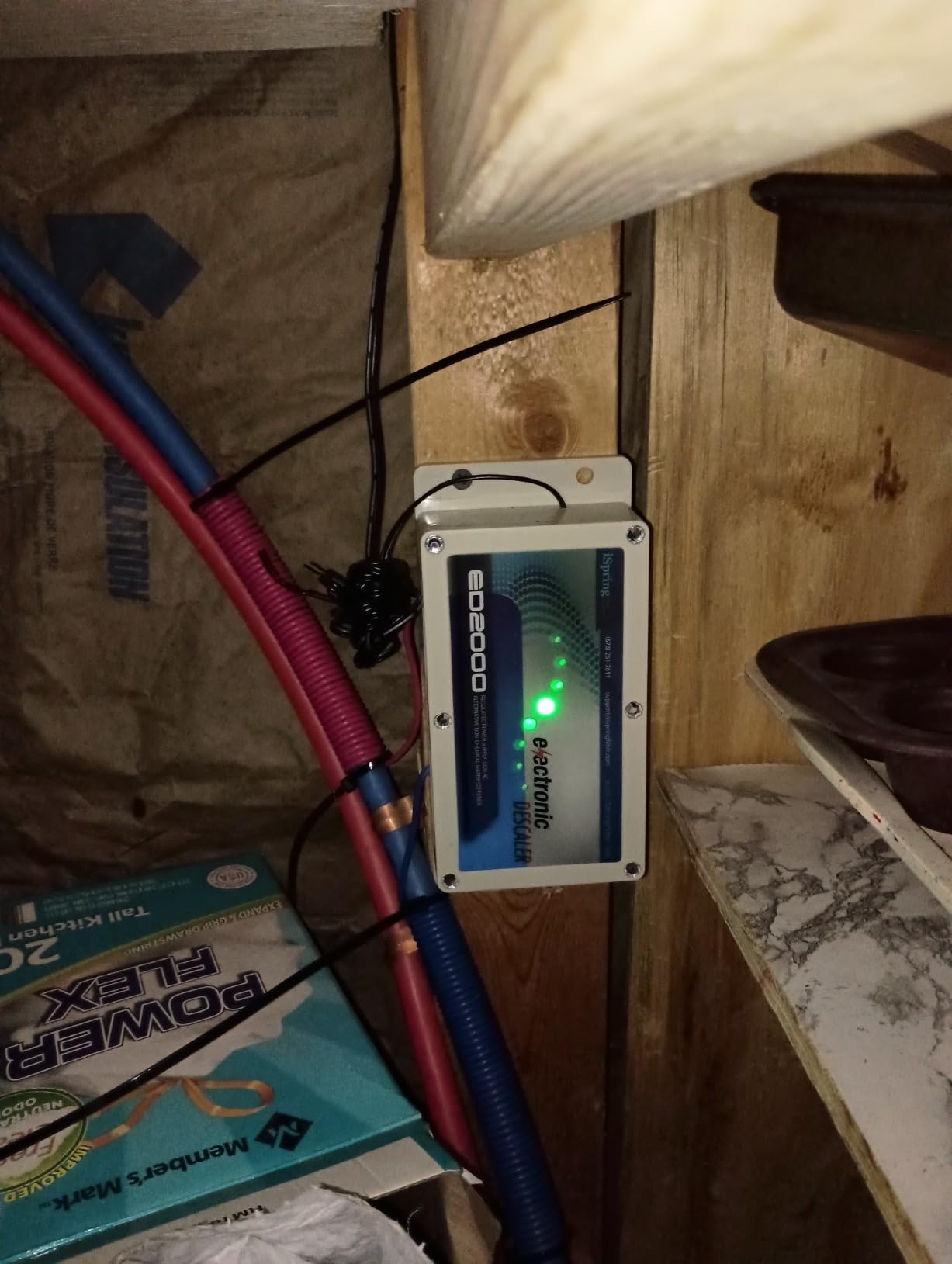 iSpring ED2000 Whole House Water Descaler, Alternative Electronic Salt-Free Hard Water Conditioner, Reduces Limescale Prevent Deposits Build-up, Different from a Water Softener customer photo 2