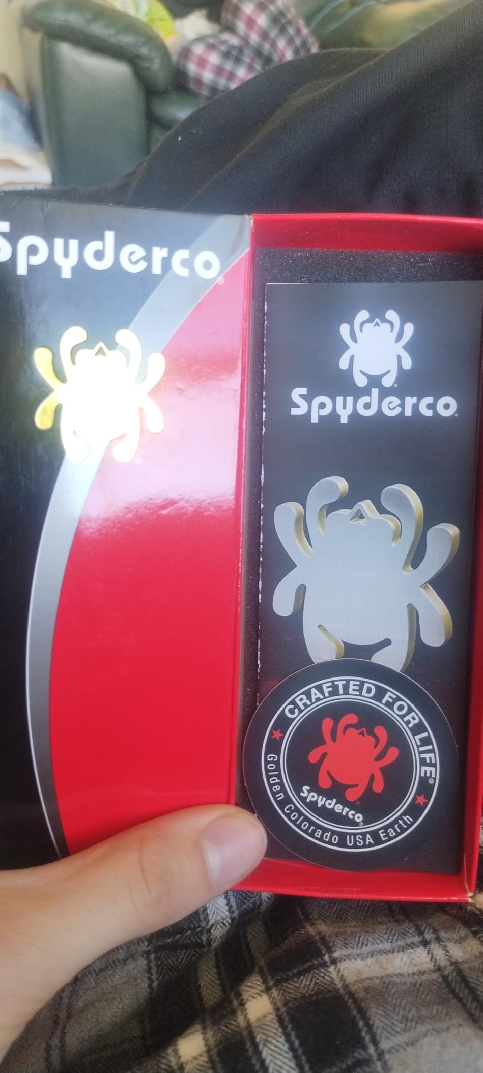 Spyderco Shaman Folding Pocket Knife, 3.5