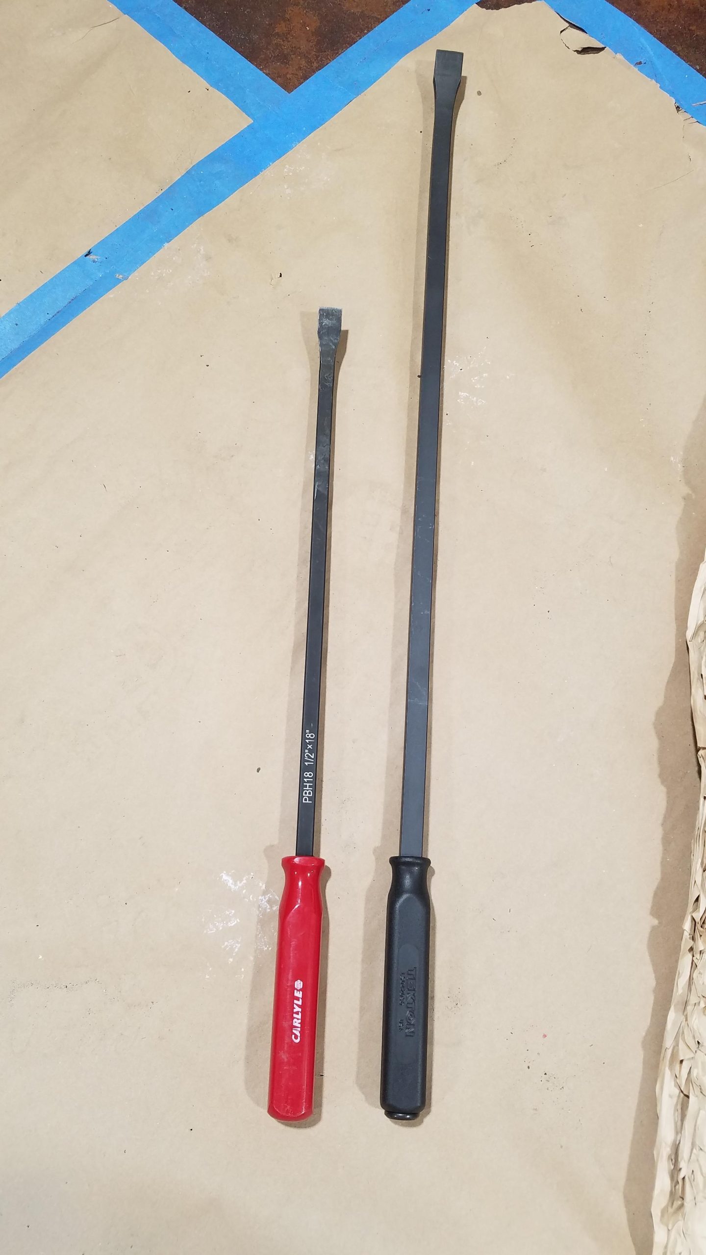 TEKTON Angled End Handled Pry Bar Set, 3-Piece (12, 17, 25 in.) | LSQ42103 customer photo 1