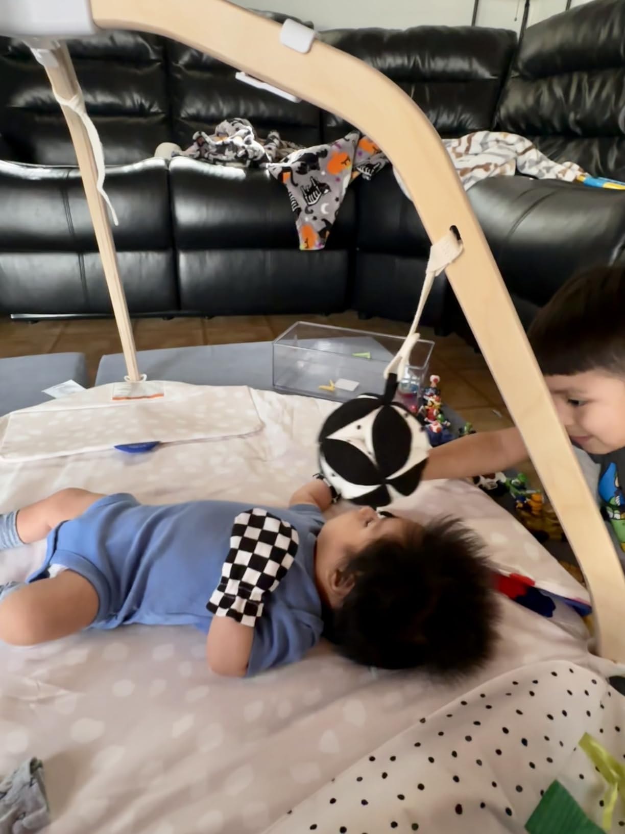 Lovevery, The Play Gym, 5-Stage Baby Developmental for Full Year of Play customer photo 1