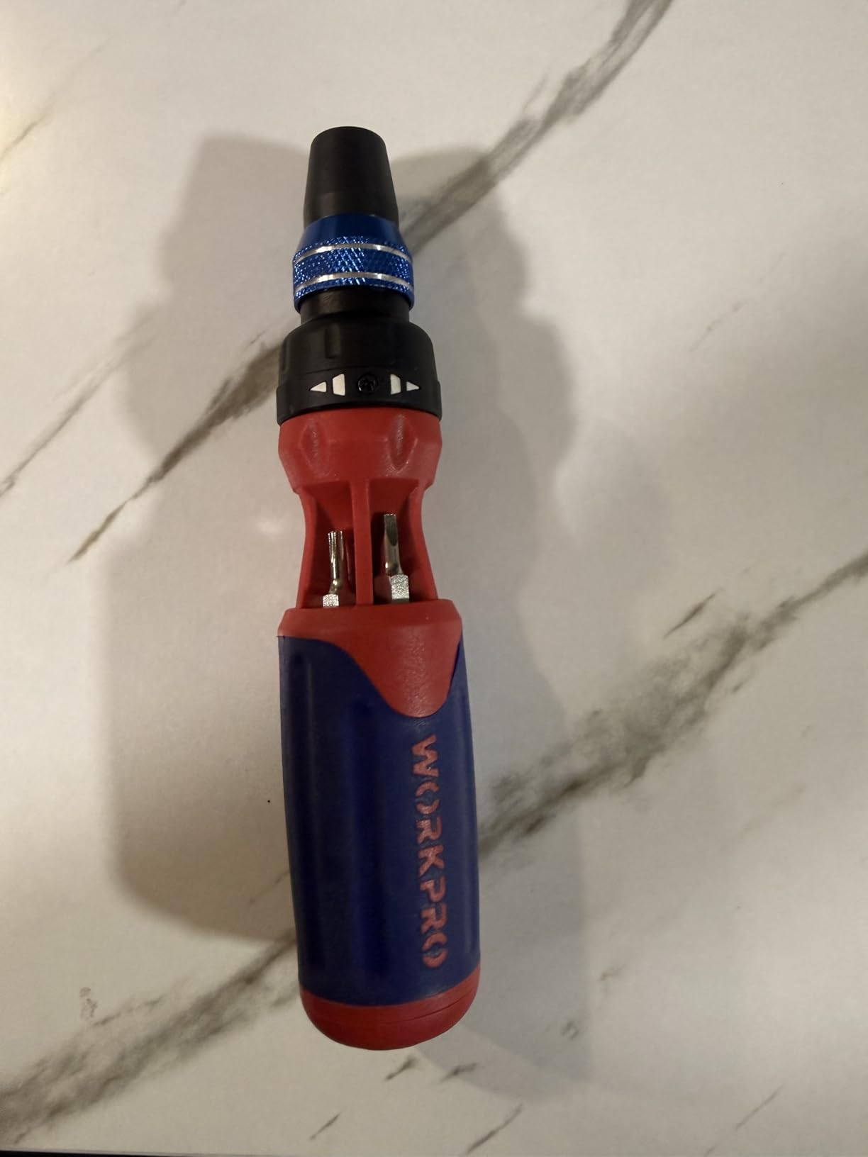 WORKPRO 12-in-1 Ratcheting Multi-Bit Screwdriver Set | Quick-load Mechanism Screwdriver with Double End Bits in Handle customer photo 1