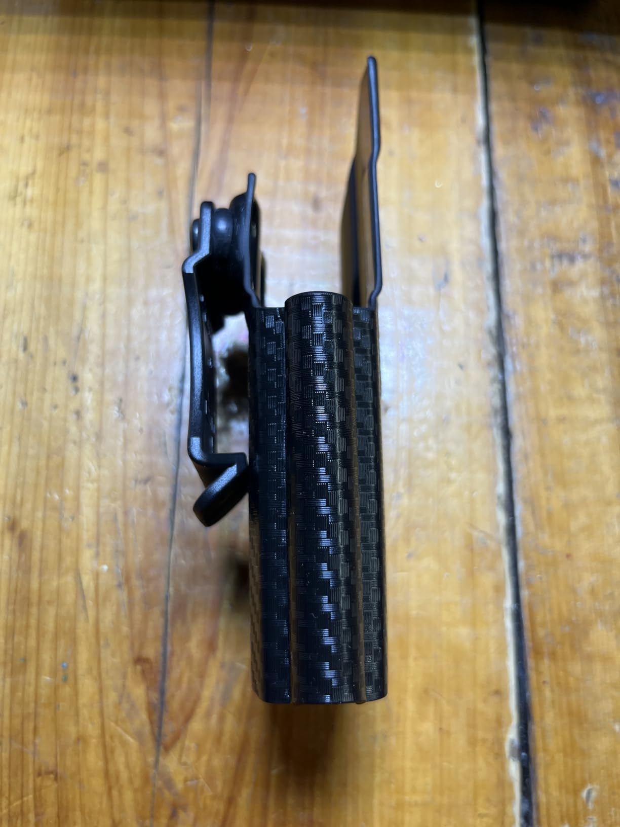 Rounded IWB Holster - Inside Waistband Concealed Carry, American Made, Concealment Express, Carbon Fiber Black Kydex, Optics Ready customer photo 2