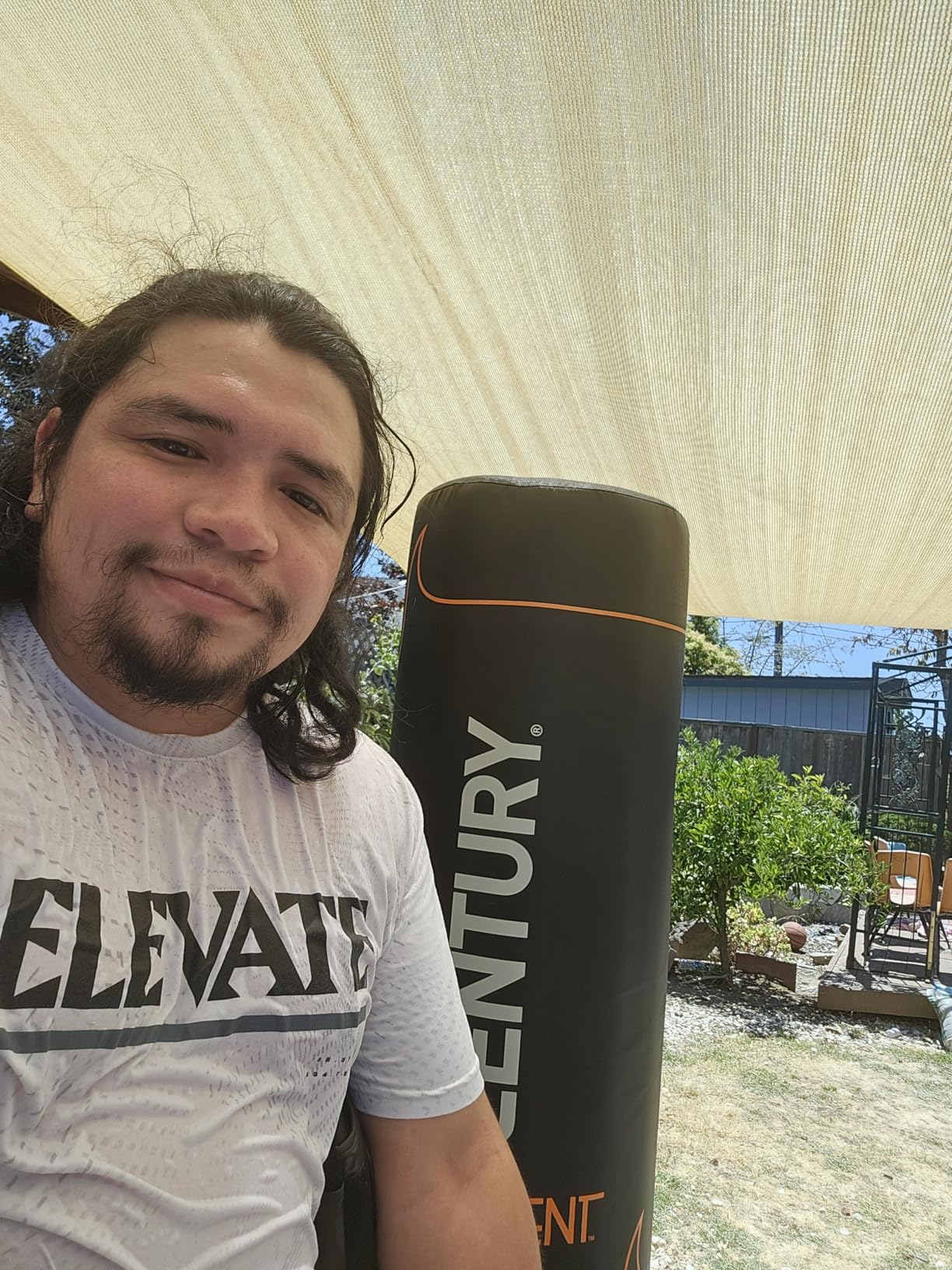 Century Torrent Freestanding Punching Bags - T1 or T2 Options | Black Free Standing Training Heavy Bag | Ideal for Martial Arts, Boxing, Kickboxing and Cardio Workouts customer photo 2
