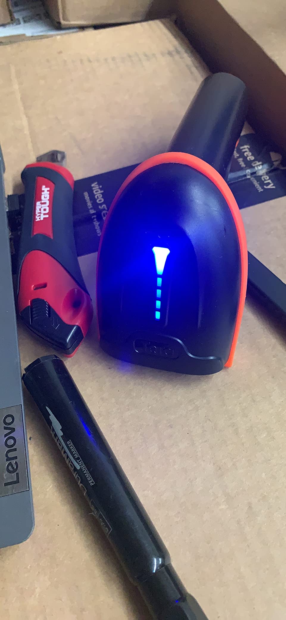 Tera Barcode Scanner Wireless 1D Laser Cordless Barcode Reader with Battery Level Indicator, Versatile 2 in 1 2.4Ghz Wireless and USB 2.0 Wired customer photo 2
