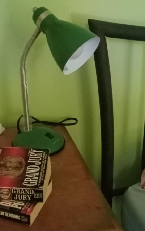 LEPOWER Metal Desk Lamp, Adjustable GooseNeck Reading Light for Bedroom | Compact & Sturdy, Space-Saving for Bedside & Dorm, E26 Table Lamp, Eye-Caring, Ideal for Study, Office, Back to School customer photo 1