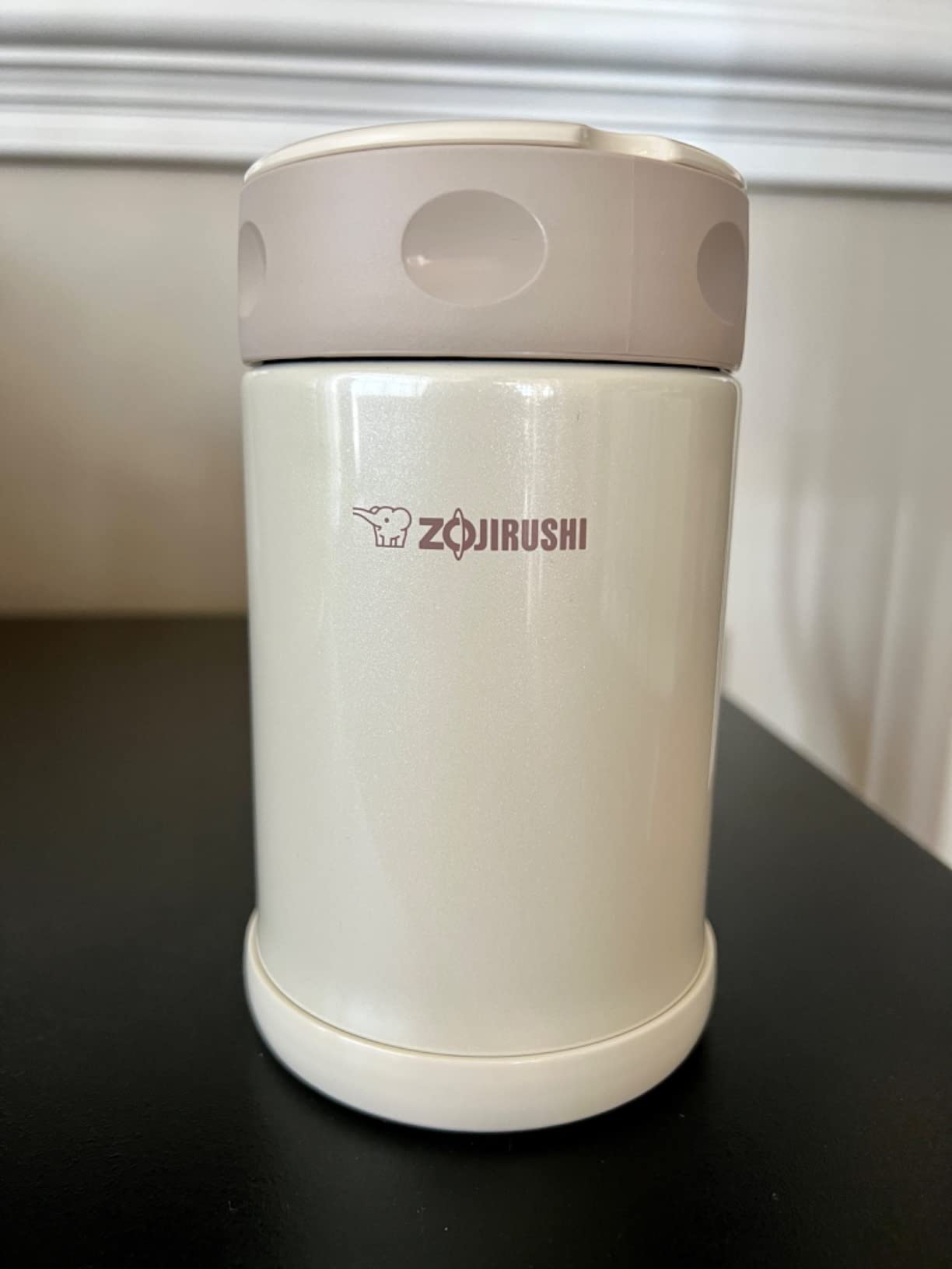 Zojirushi Stainless Steel Food Jar, Medium, Cream customer photo 1